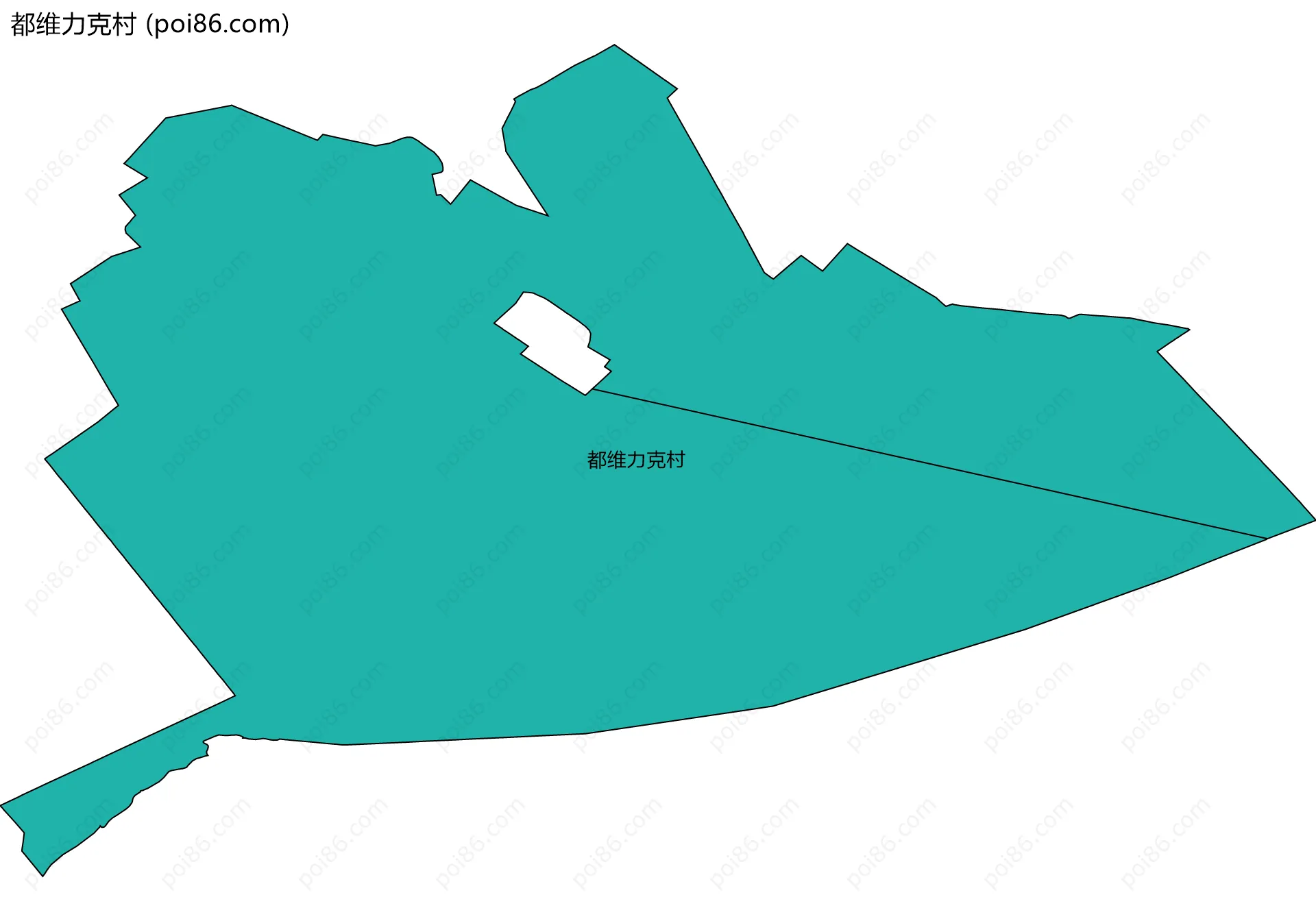 都维力克村边界地图