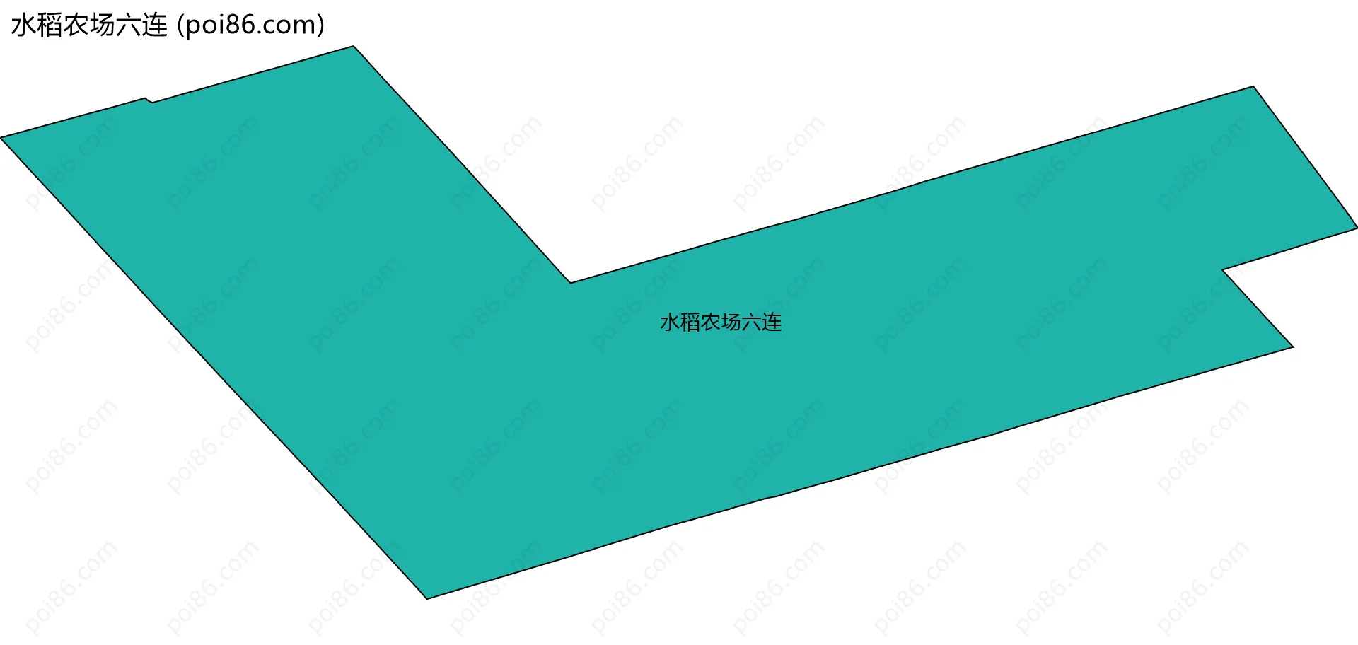 水稻农场六连边界地图