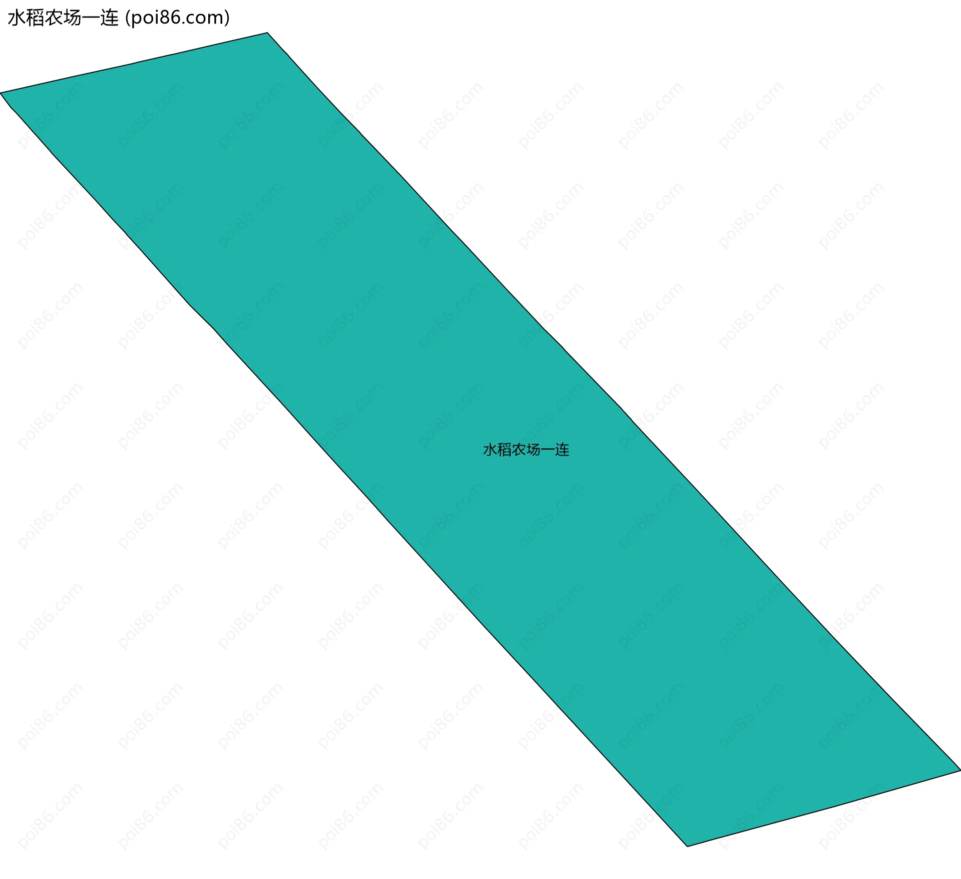 水稻农场一连边界地图
