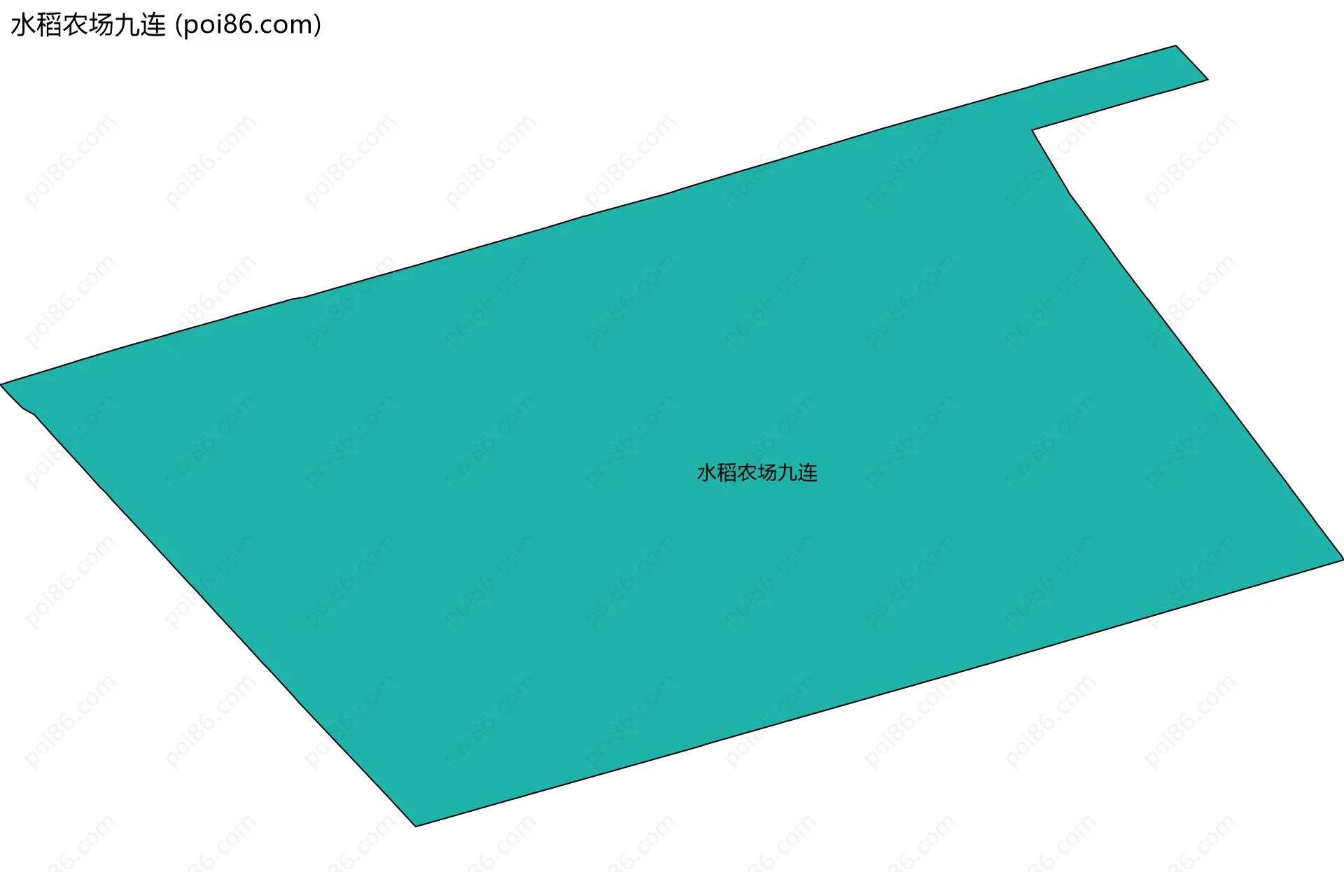 水稻农场九连边界地图