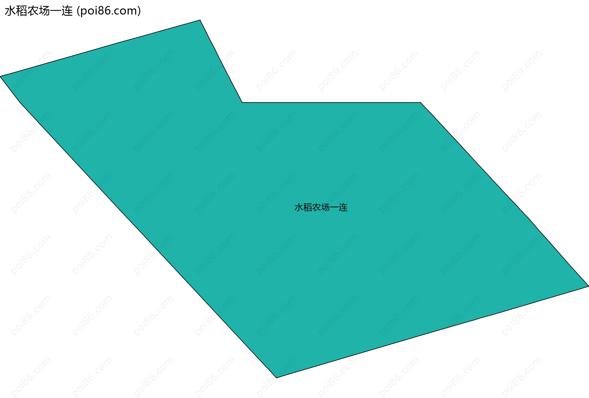 水稻农场一连边界地图