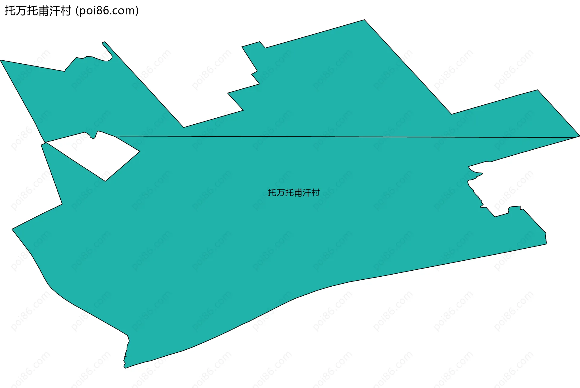 托万托甫汗村边界地图