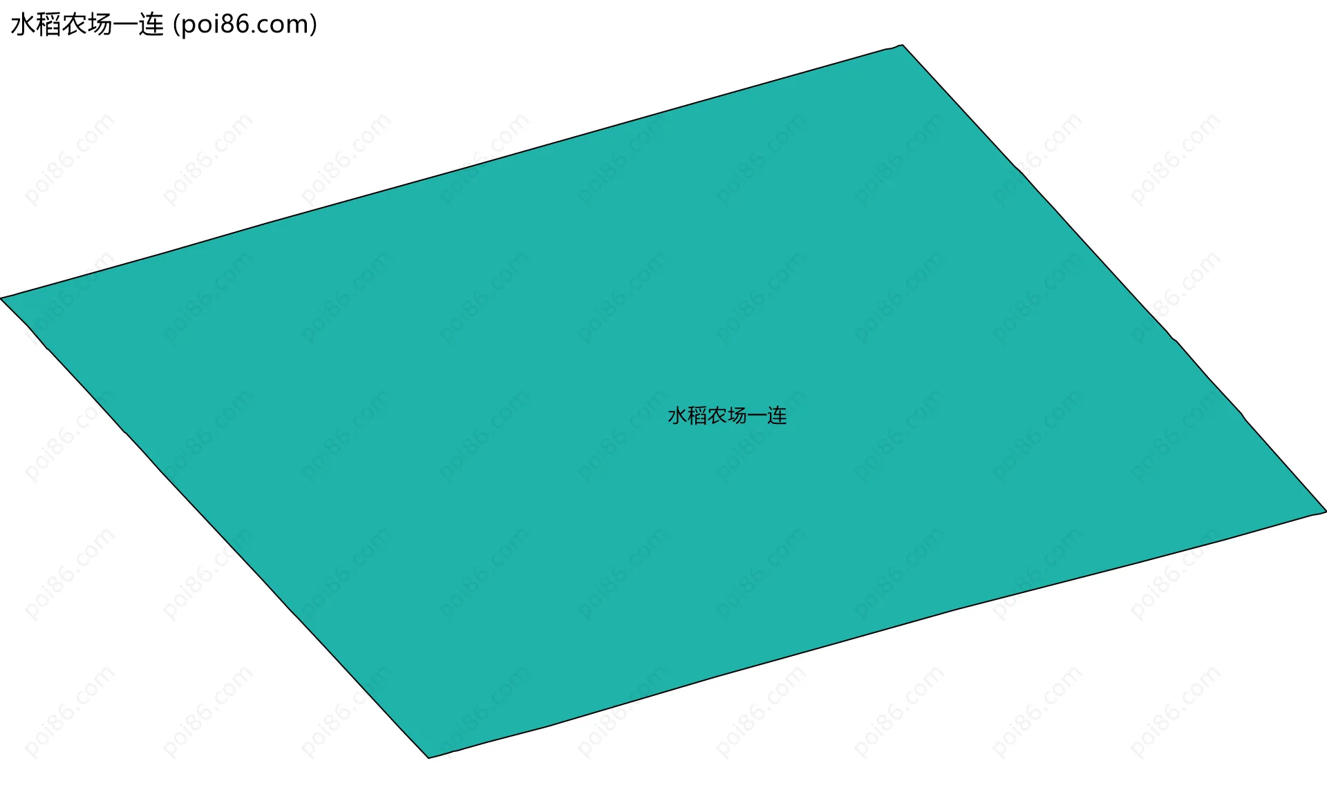 水稻农场一连边界地图
