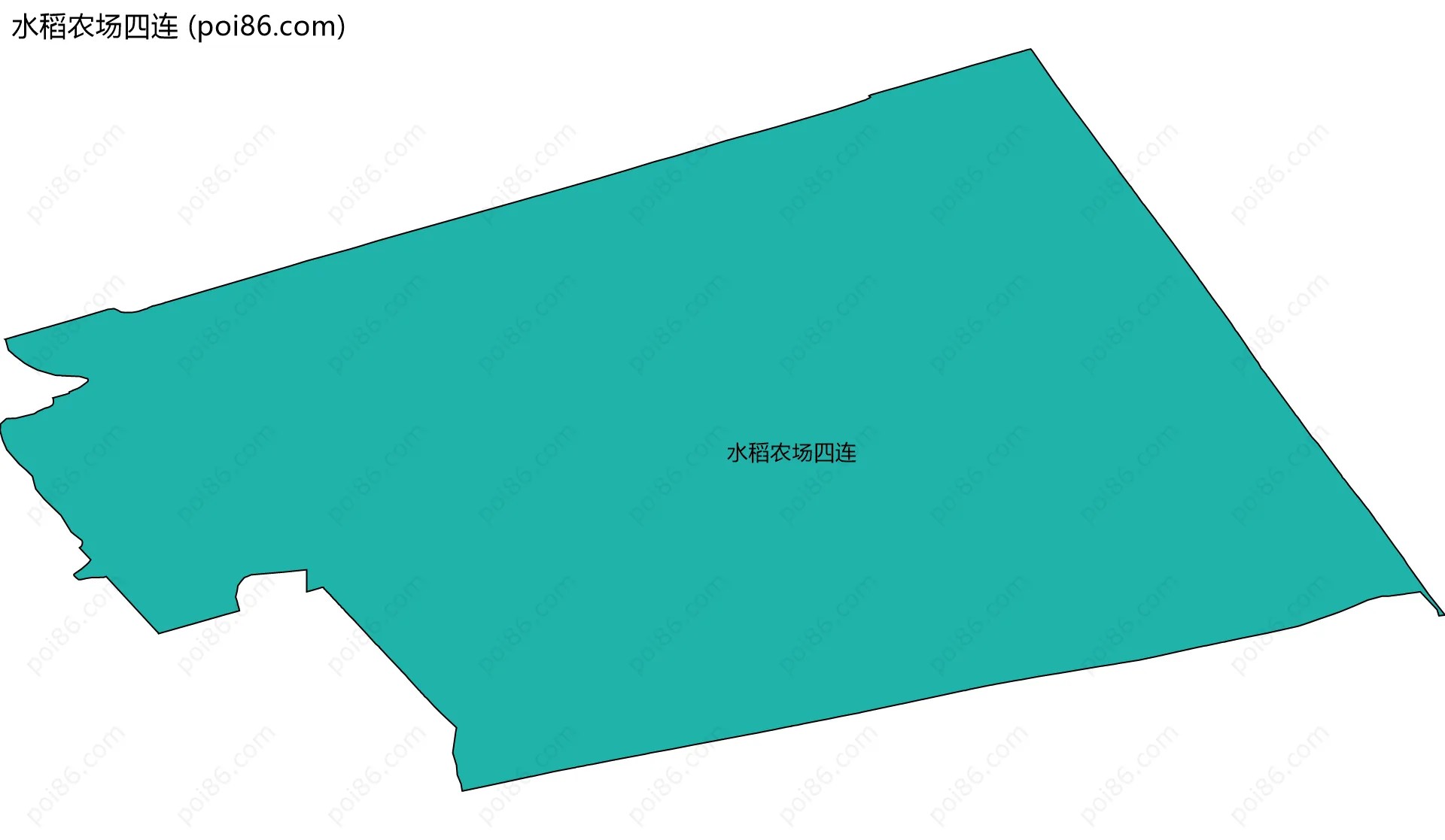 水稻农场四连边界地图