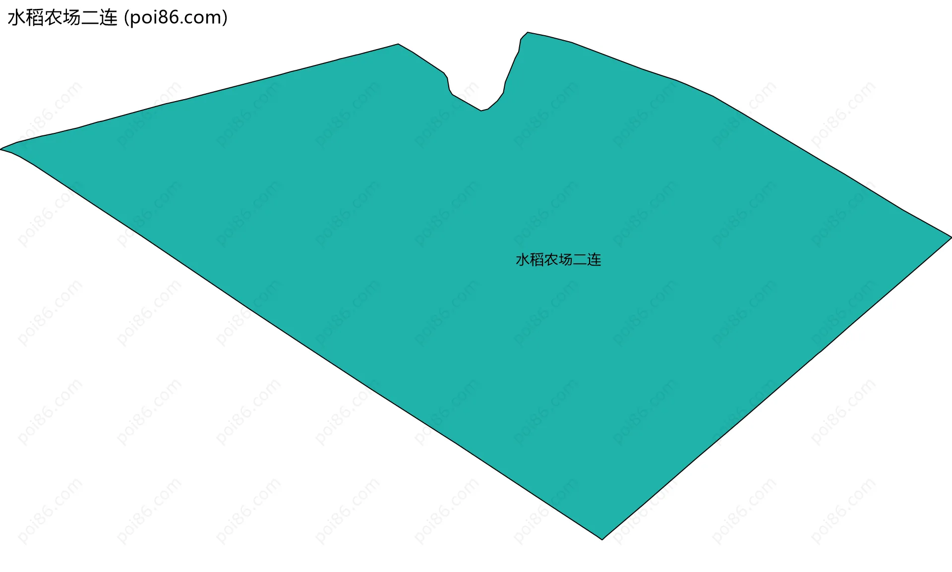 水稻农场二连边界地图