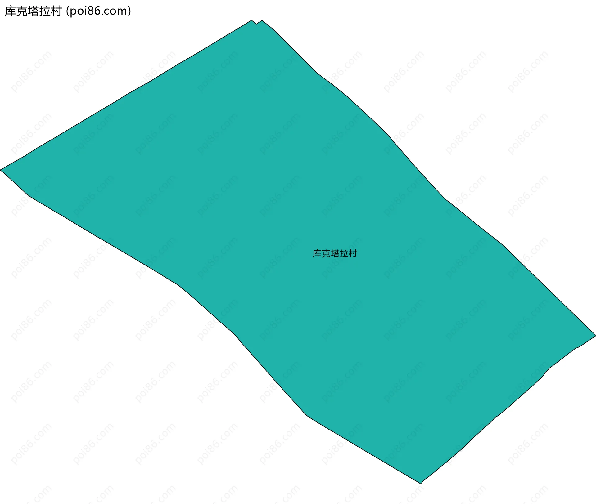 库克塔拉村边界地图