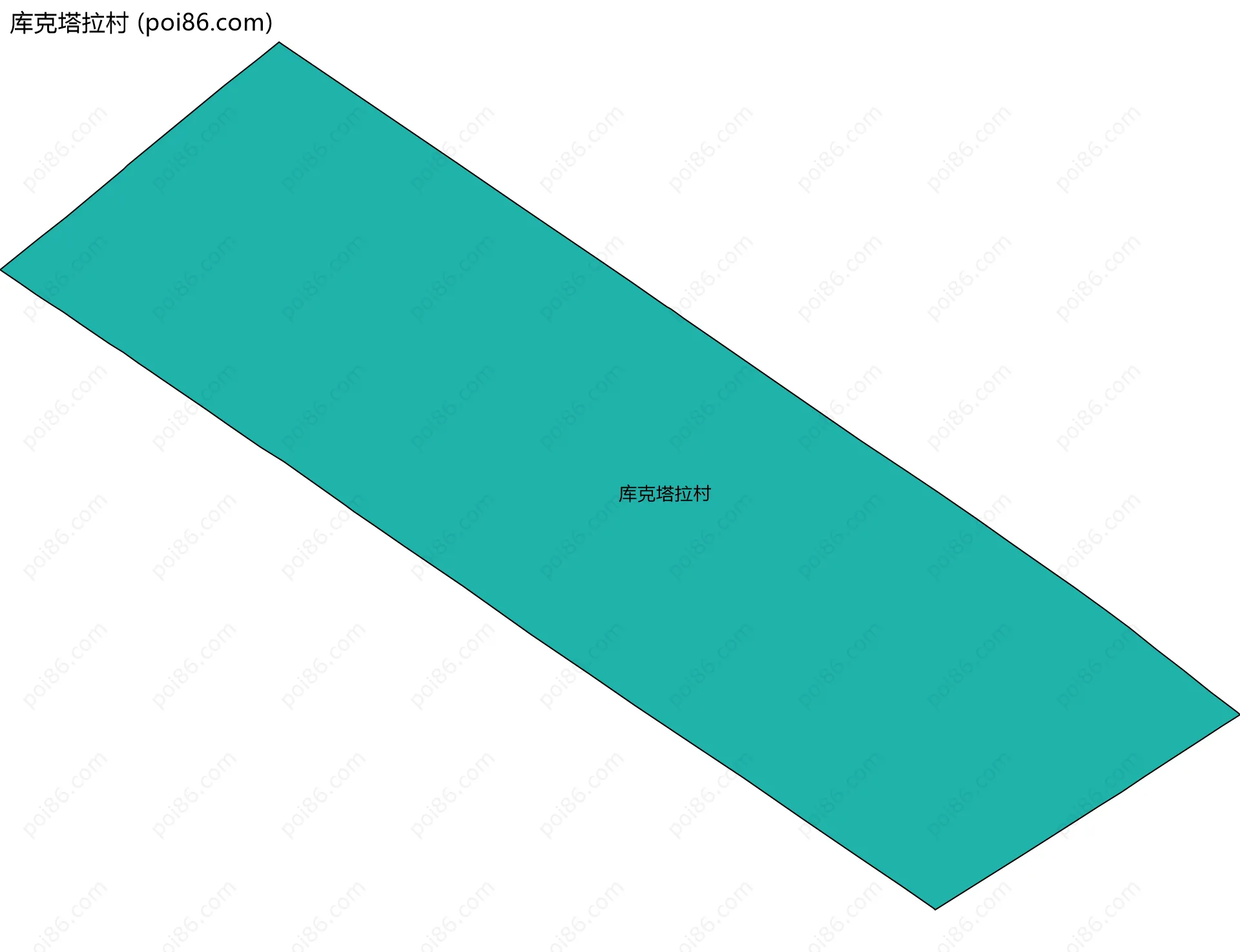 库克塔拉村边界地图
