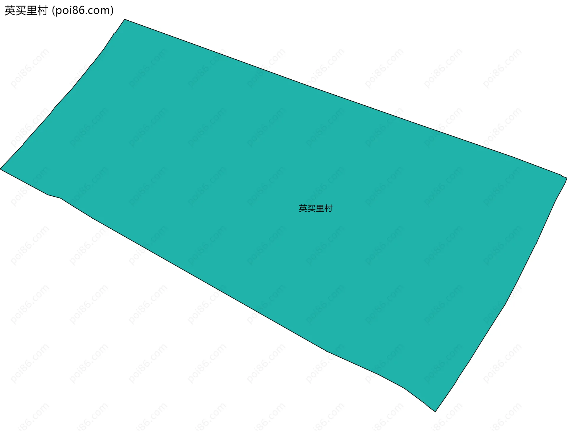 英买里村边界地图
