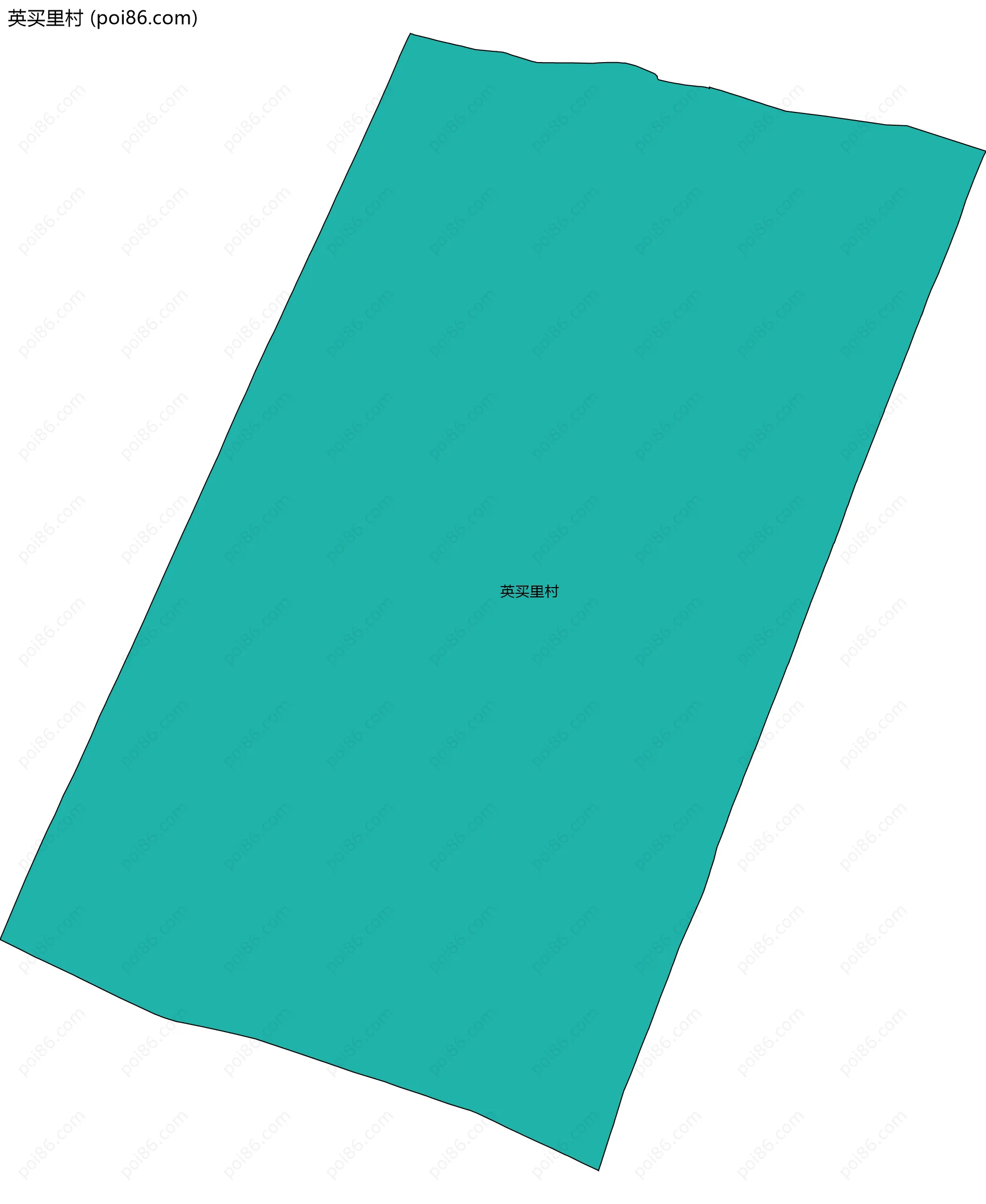 英买里村边界地图