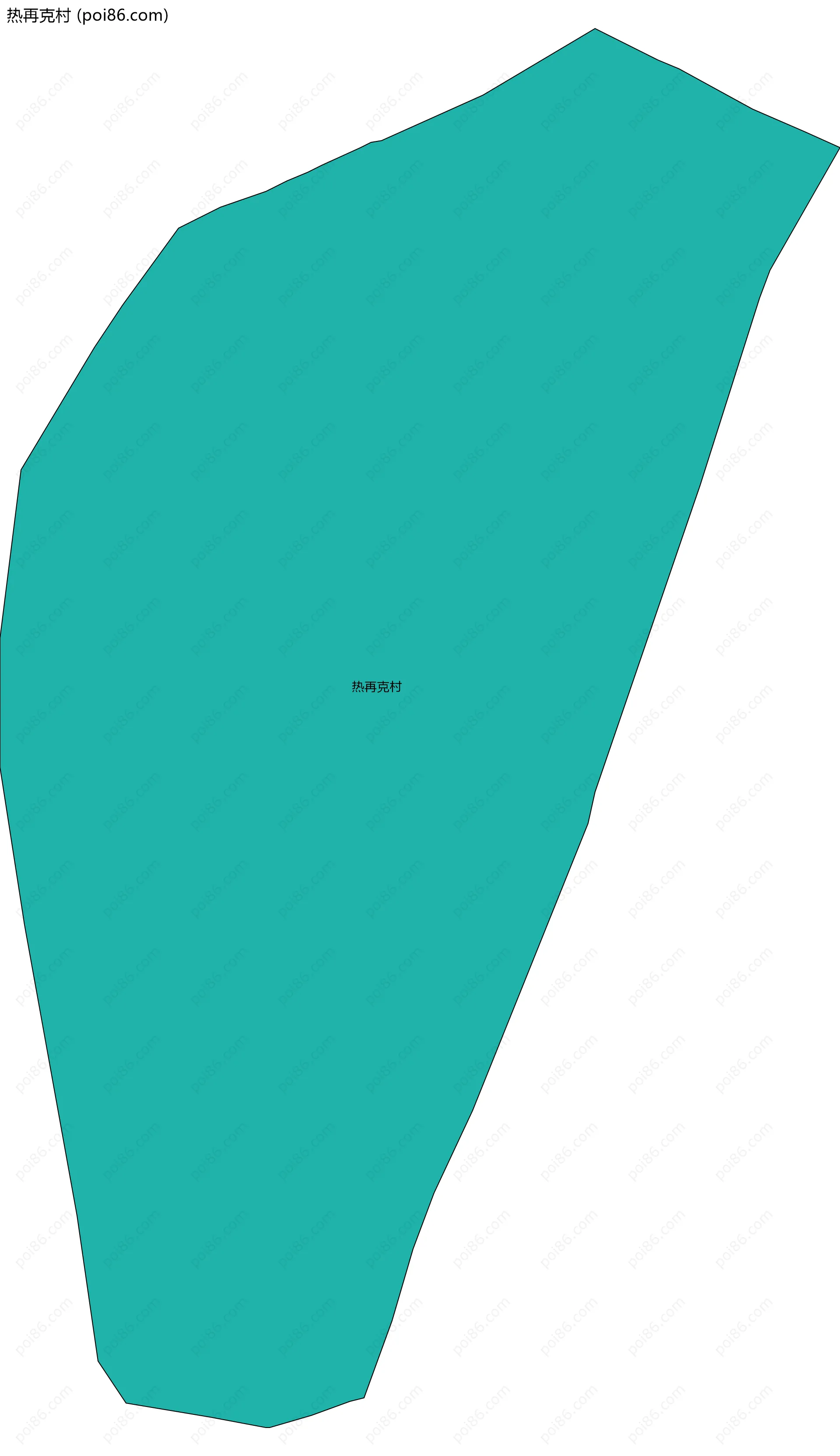 热再克村边界地图