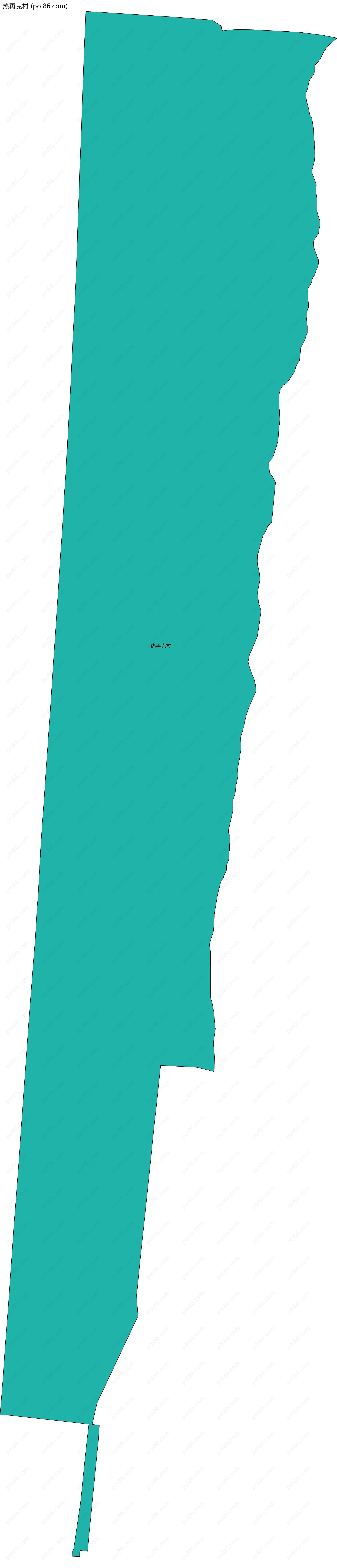 热再克村边界地图