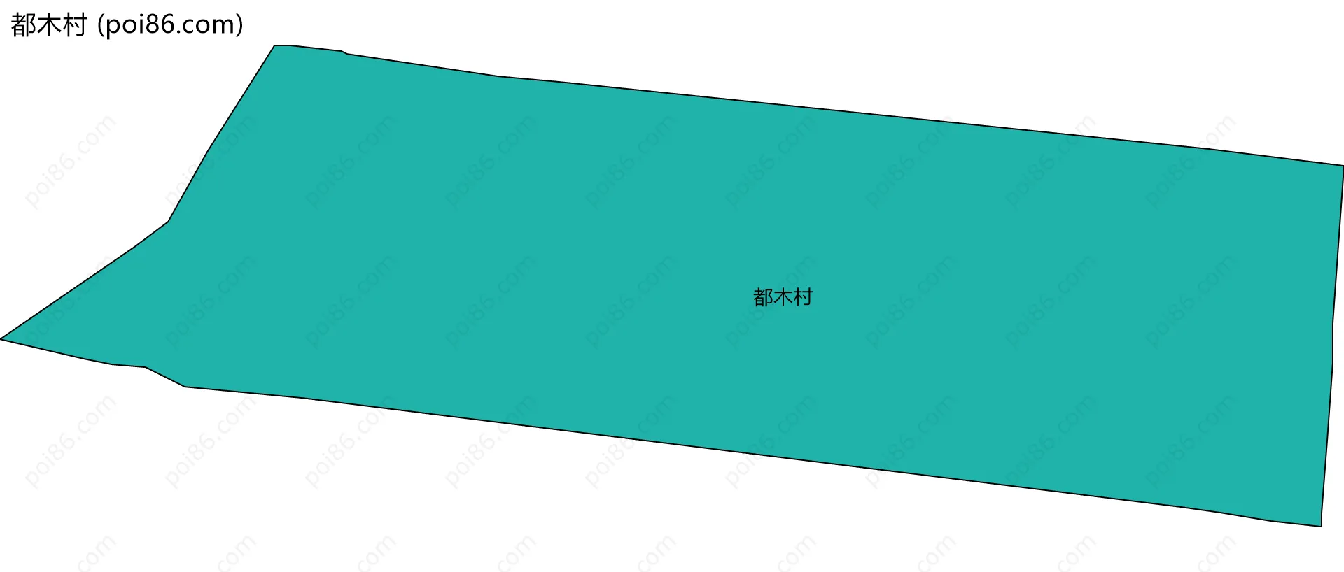 都木村边界地图