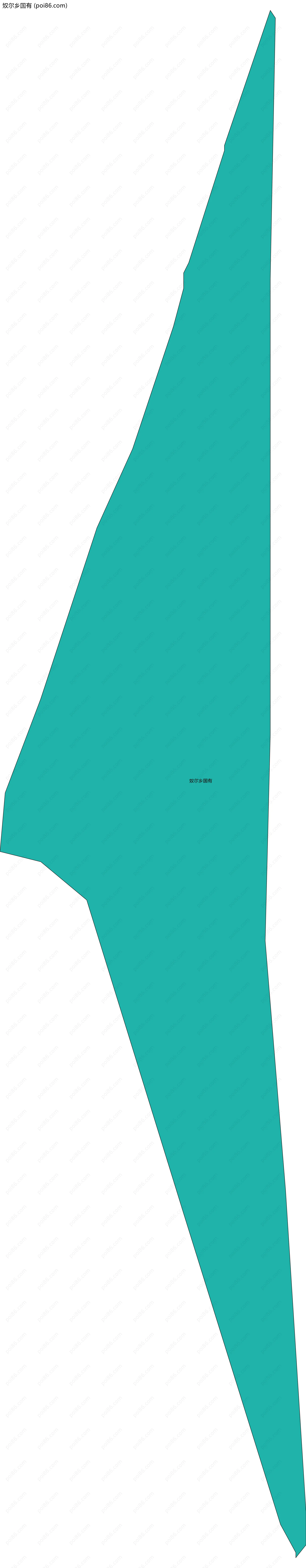 奴尔乡国有边界地图