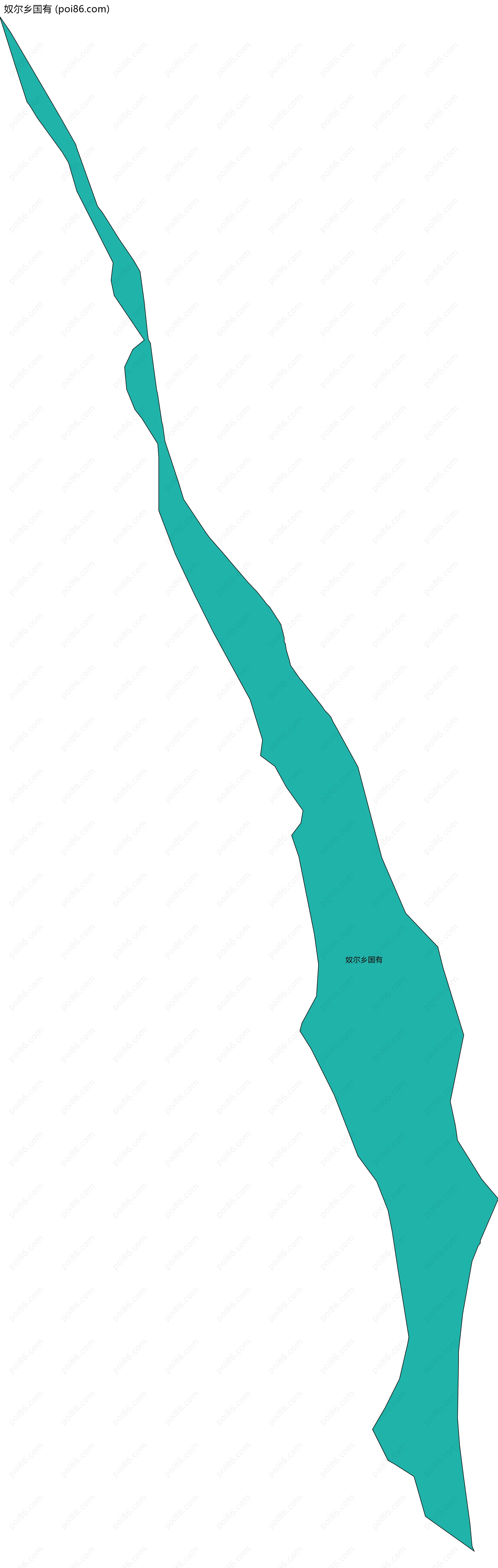 奴尔乡国有边界地图