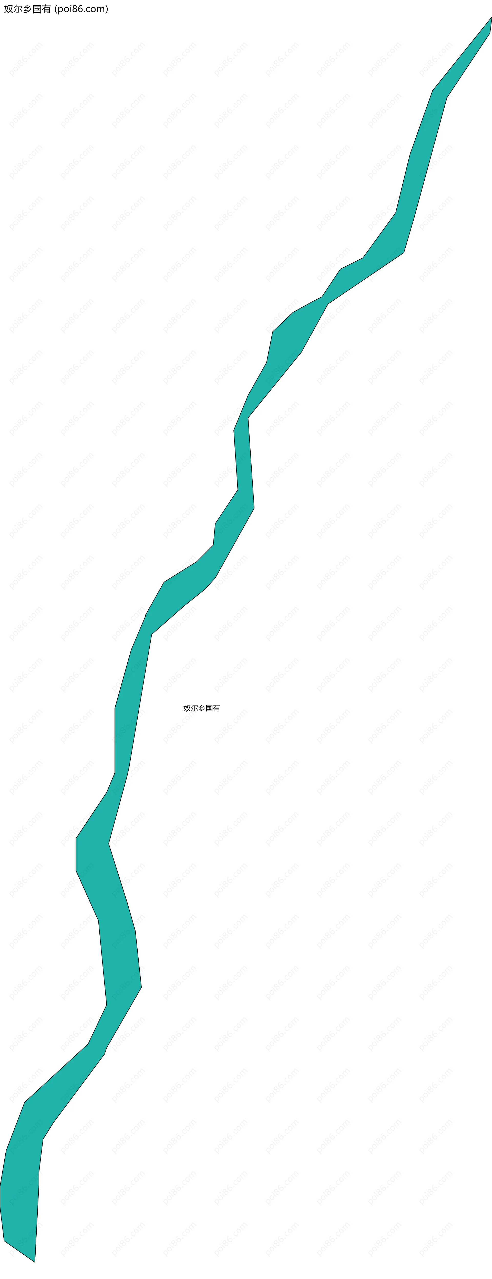 奴尔乡国有边界地图