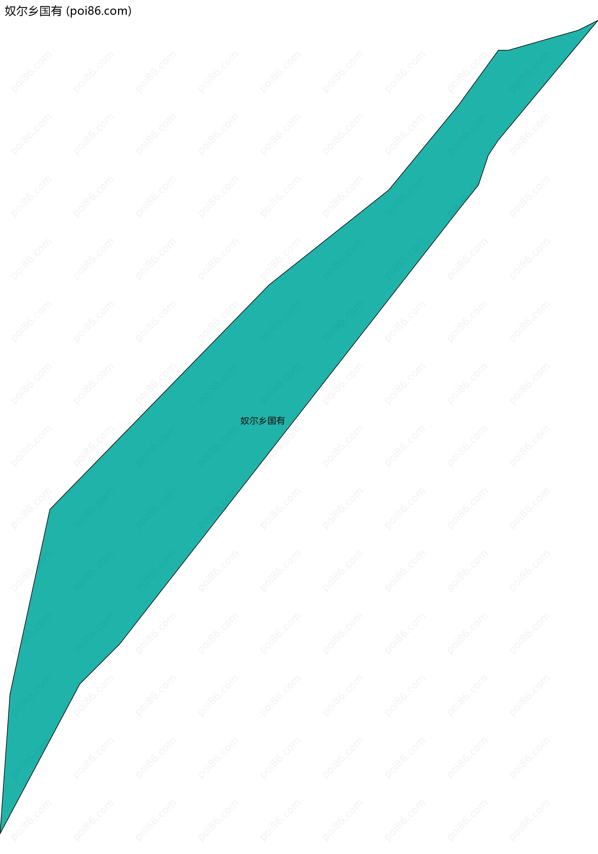 奴尔乡国有边界地图