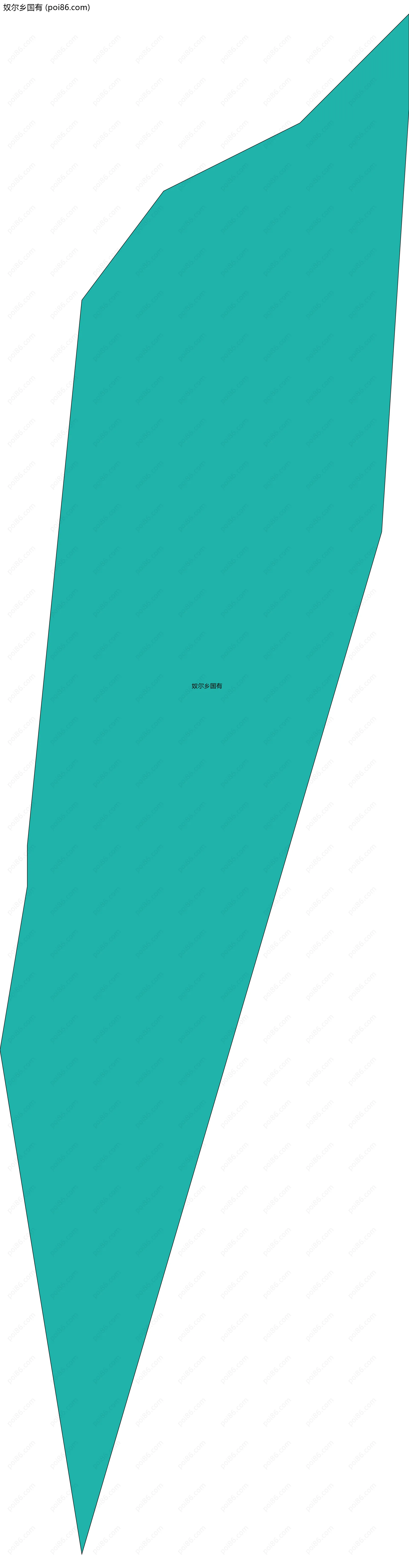 奴尔乡国有边界地图