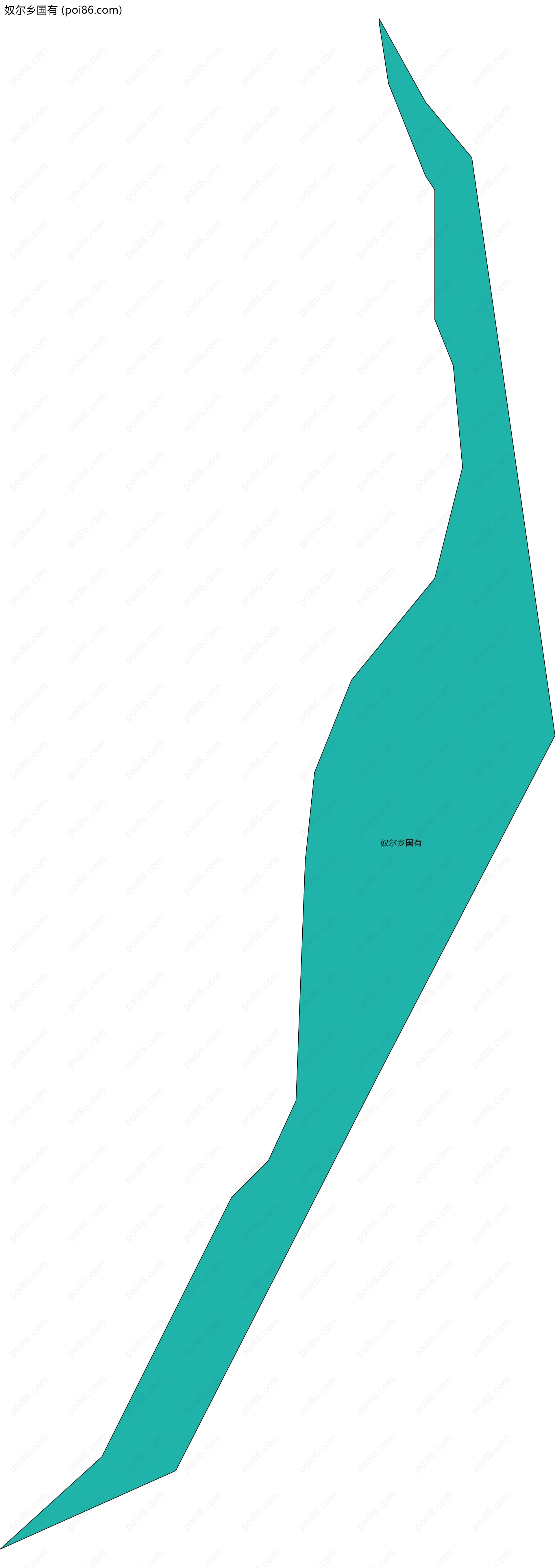 奴尔乡国有边界地图