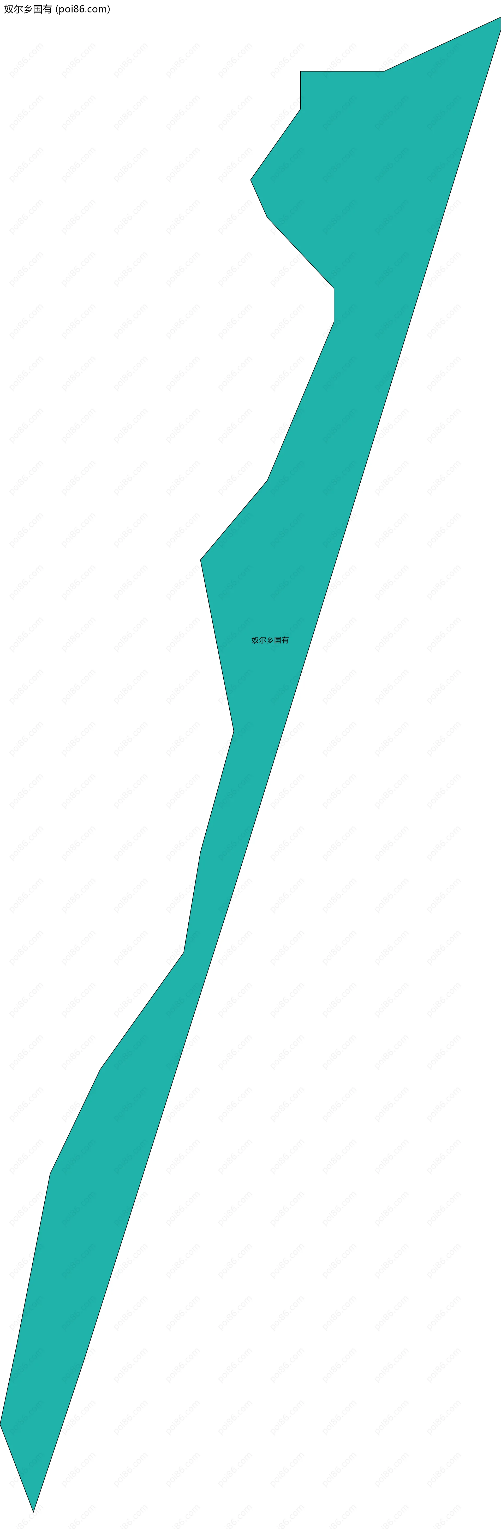 奴尔乡国有边界地图