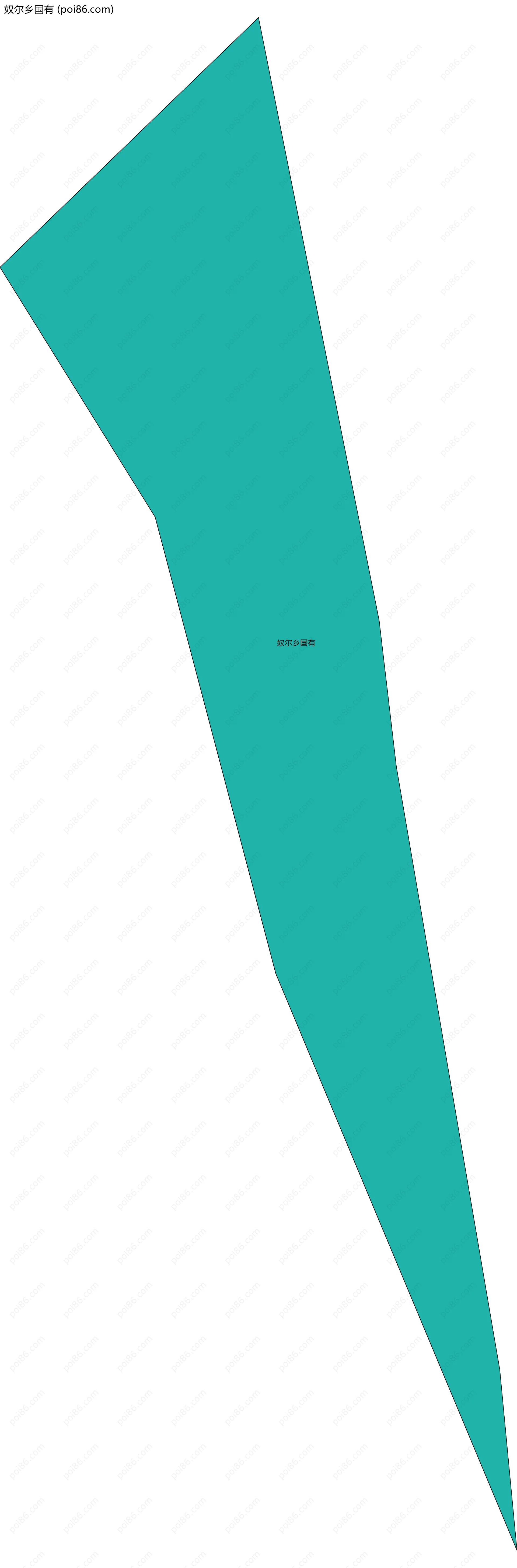 奴尔乡国有边界地图