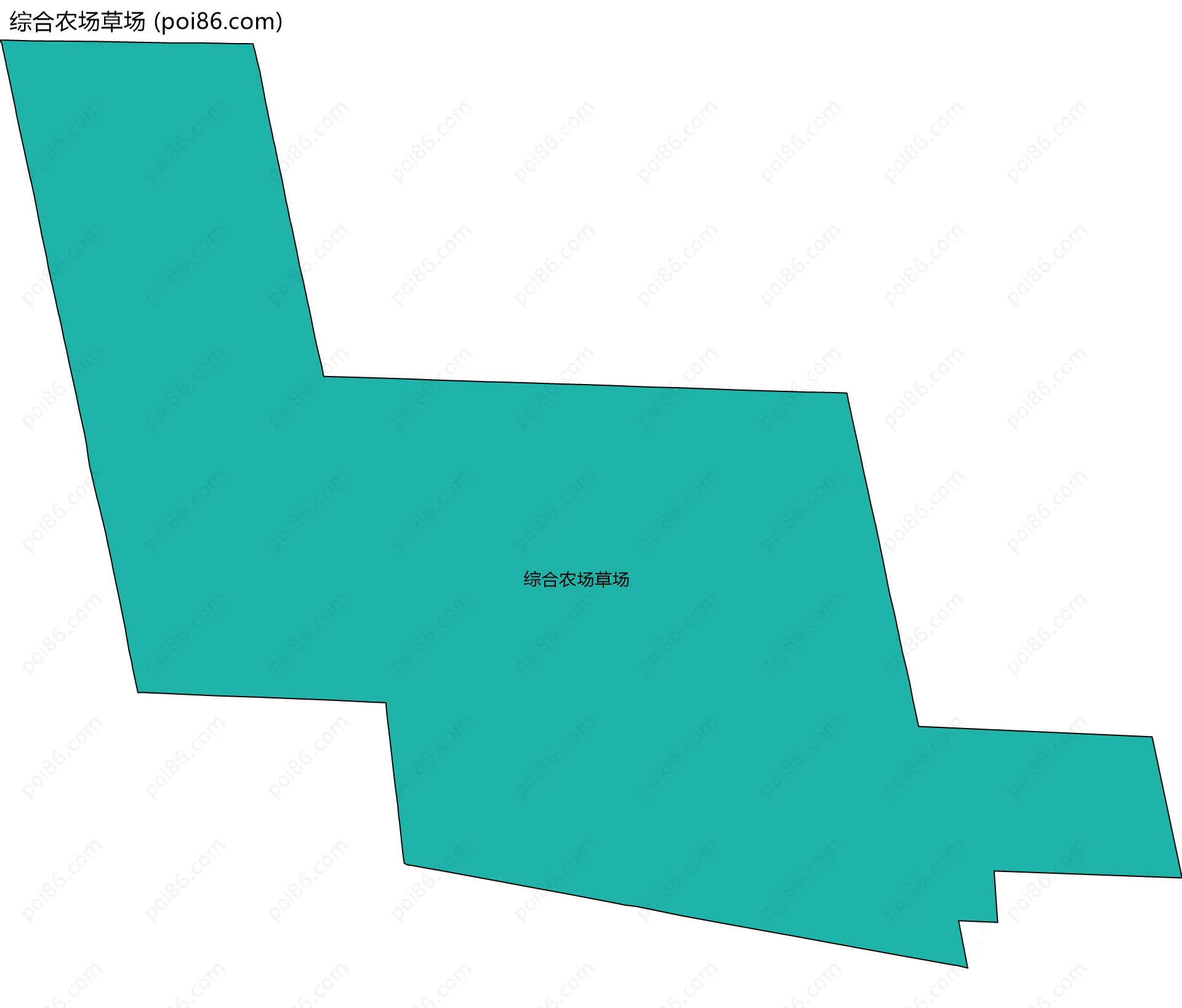 综合农场草场边界地图