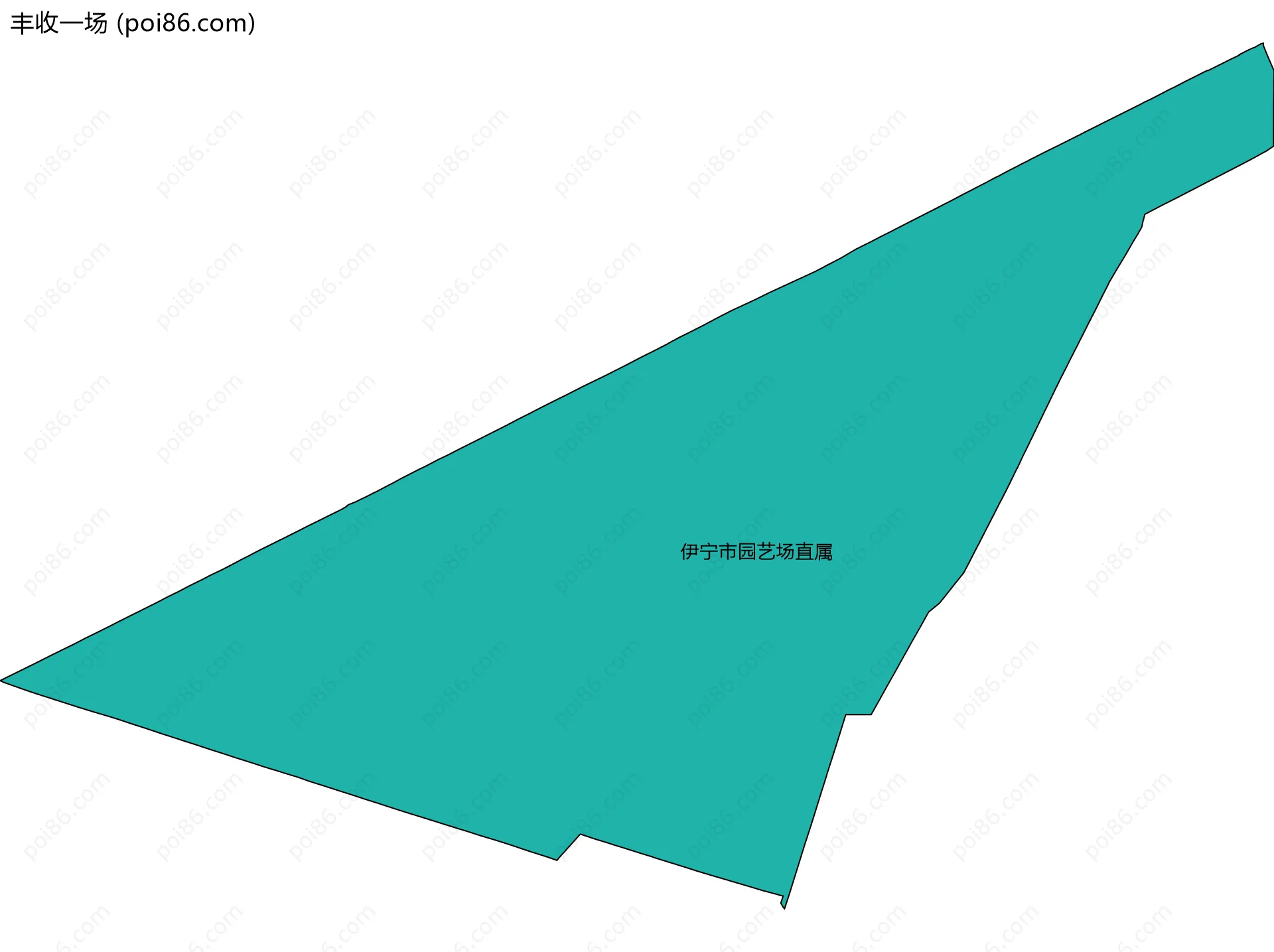 丰收一场边界地图(五级行政区划)
