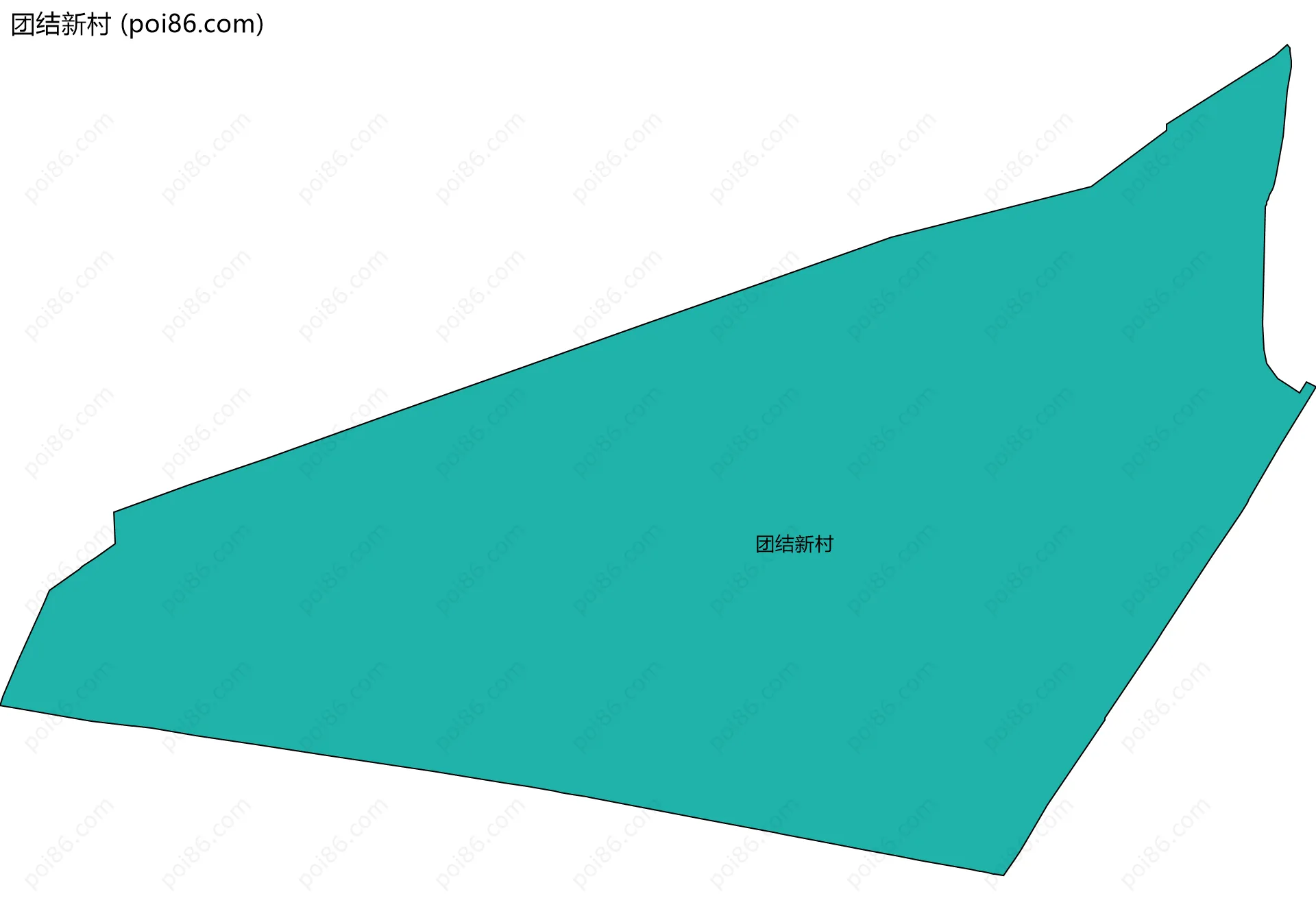 团结新村边界地图