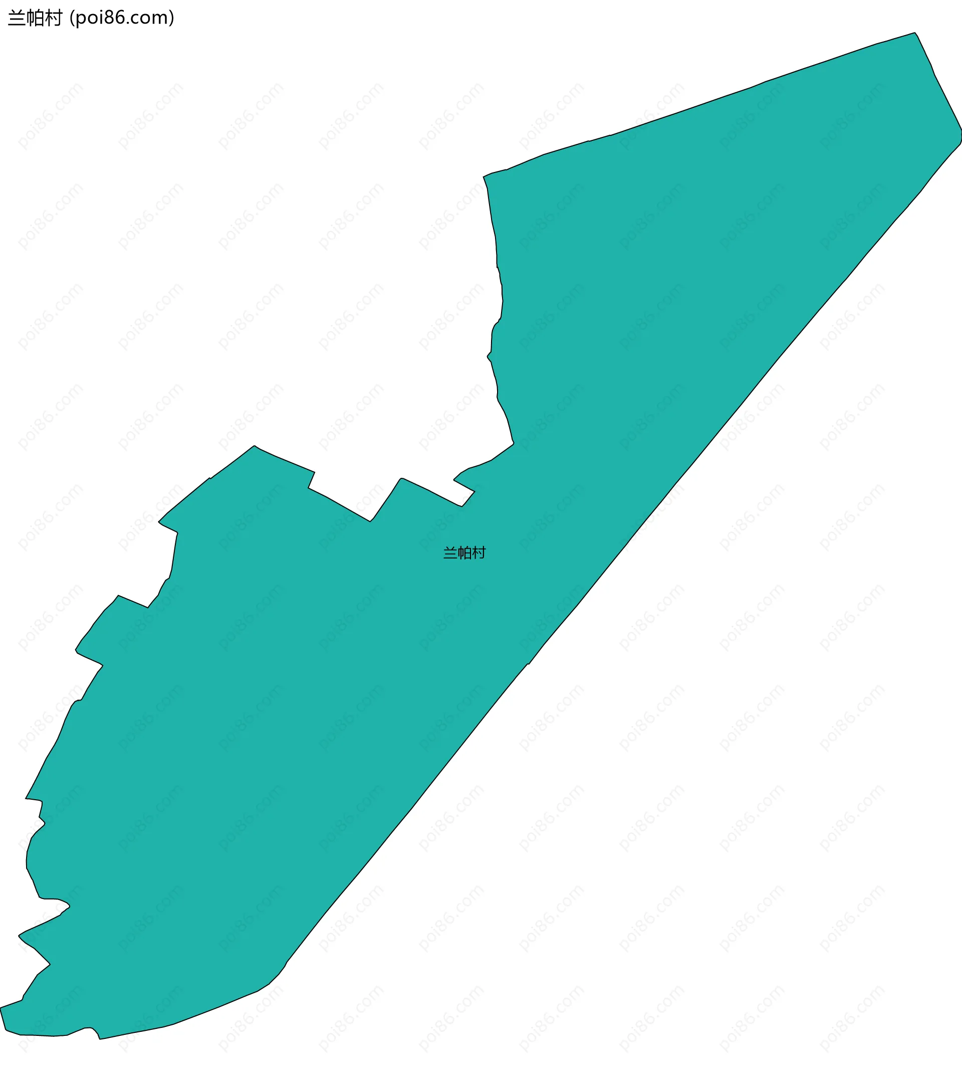 兰帕村边界地图