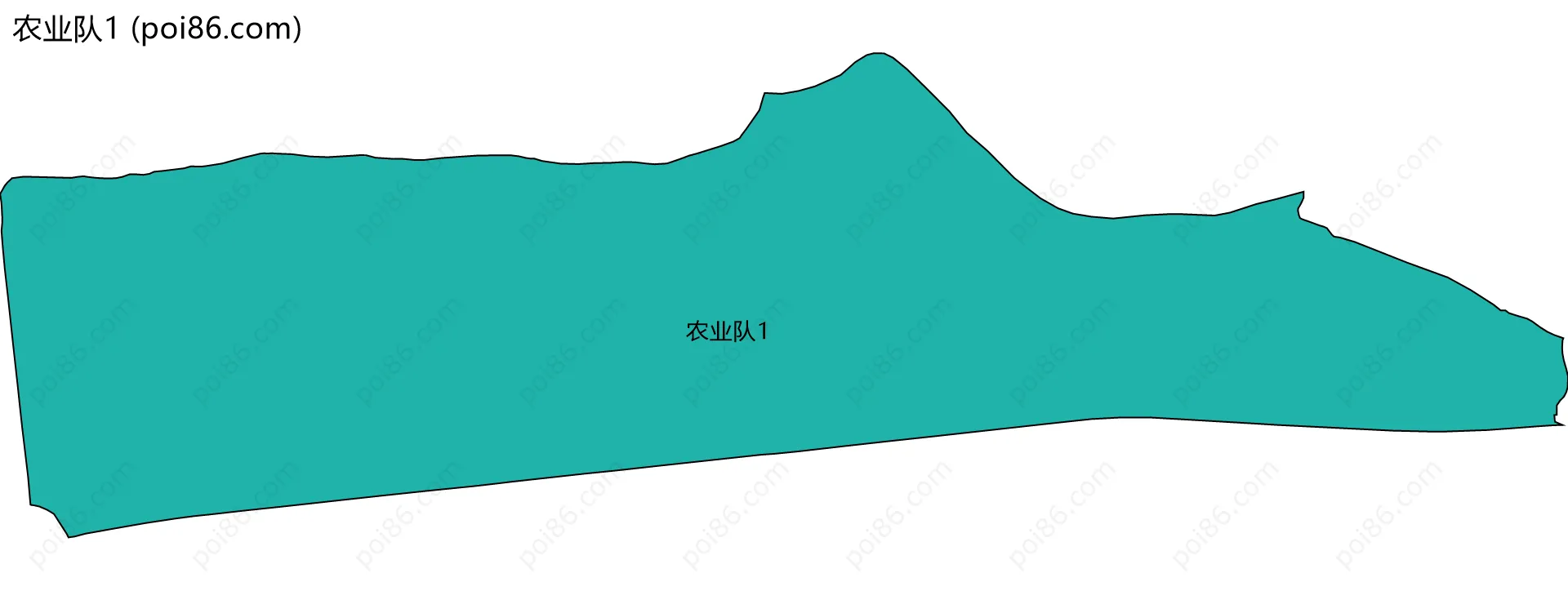 农业队1边界地图