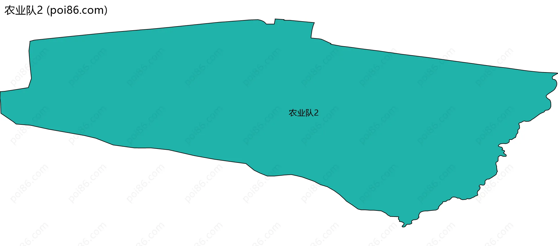 农业队2边界地图