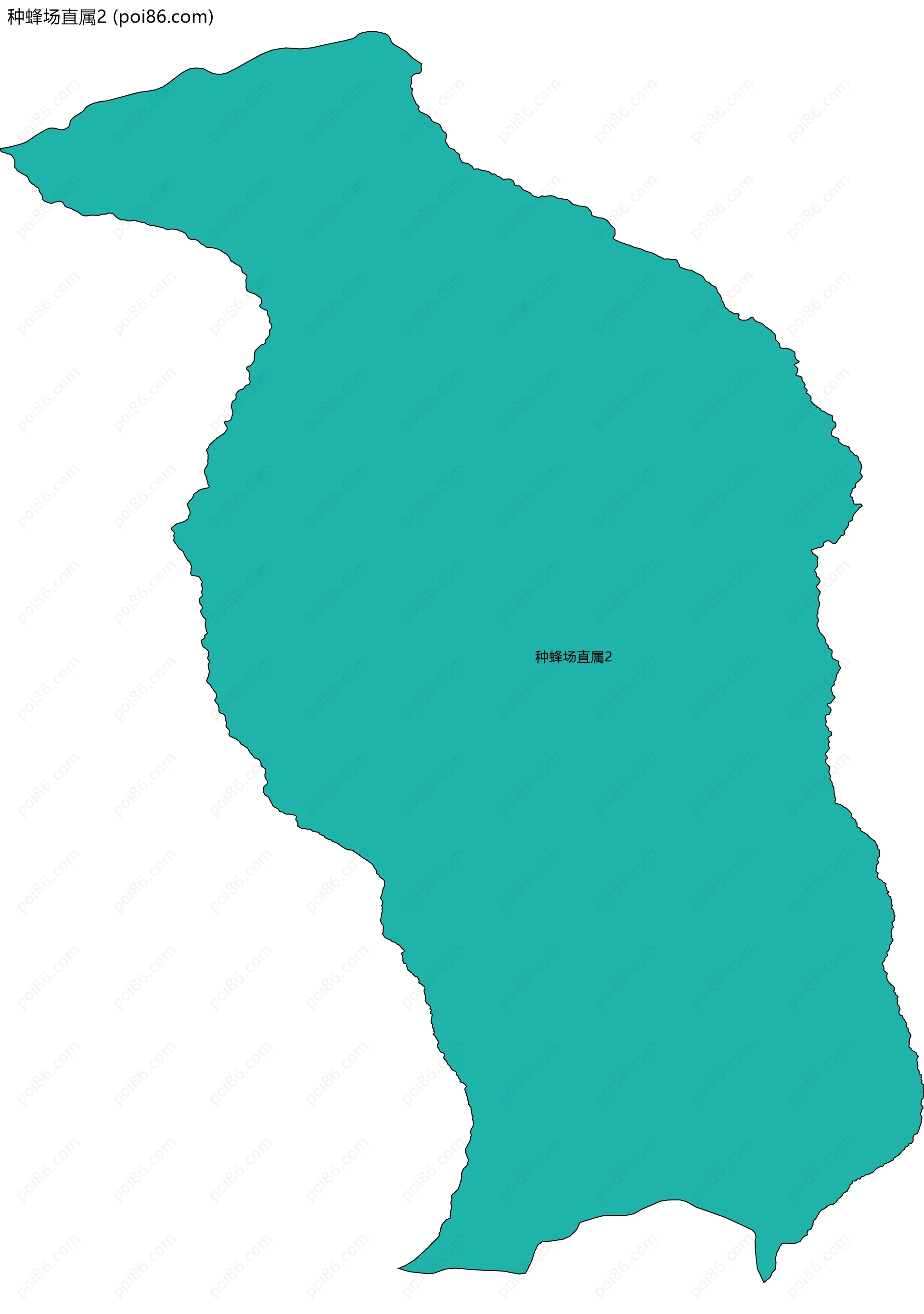 种蜂场直属2边界地图