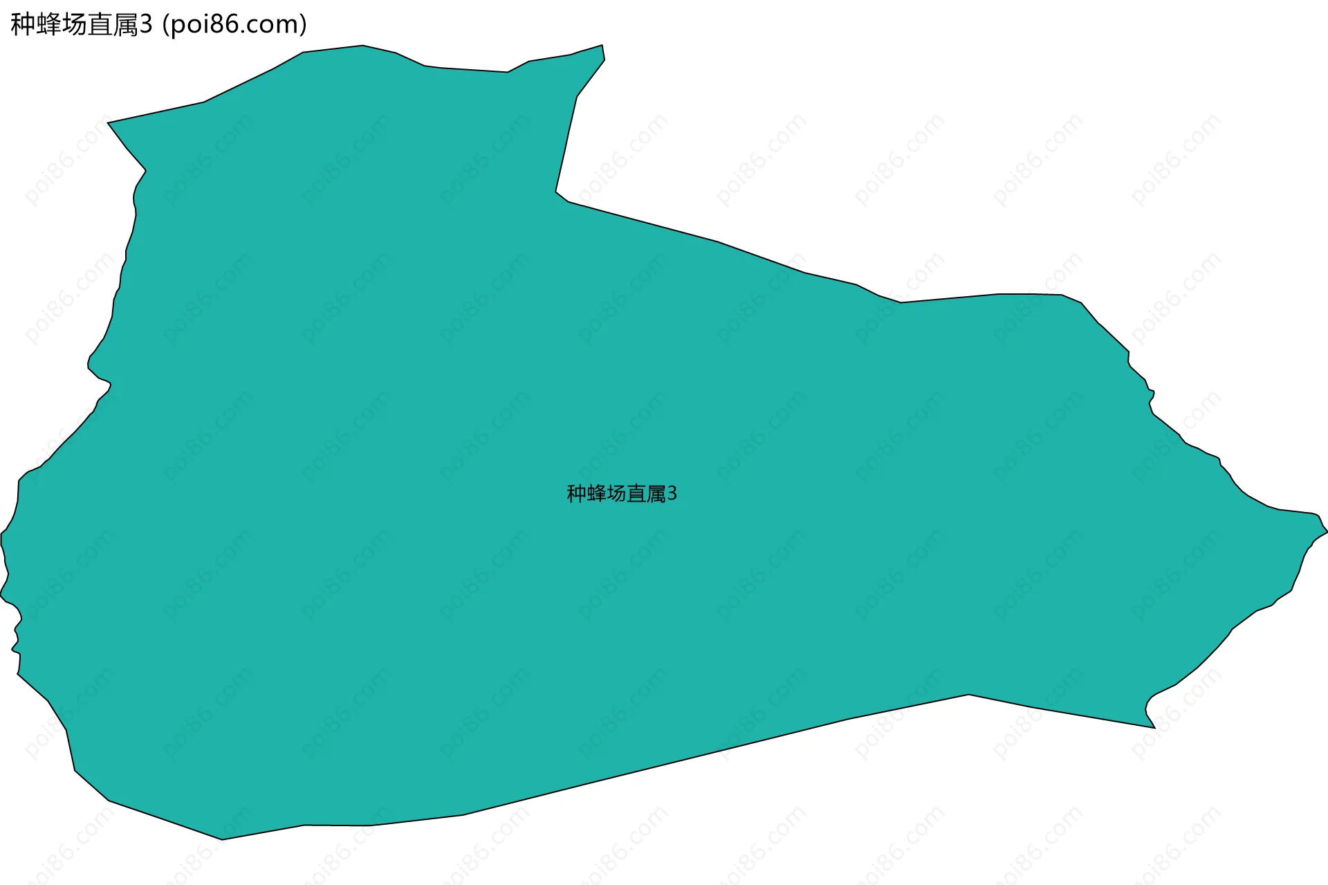 种蜂场直属3边界地图