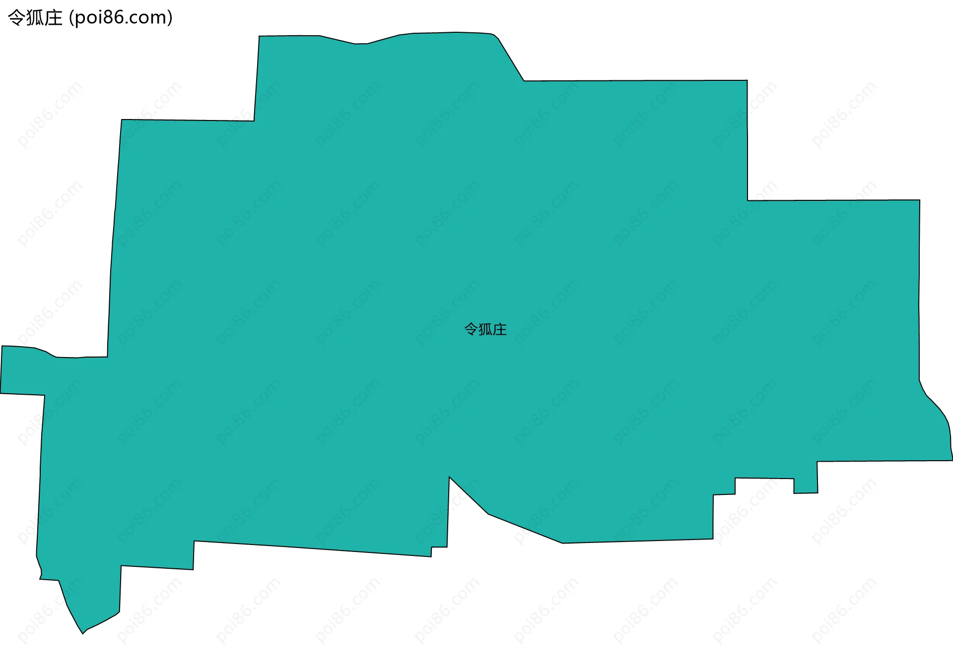 令狐庄边界地图