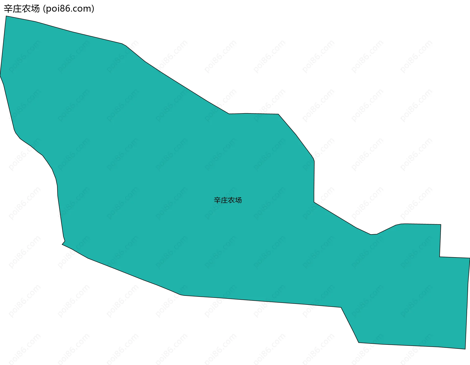 辛庄农场边界地图
