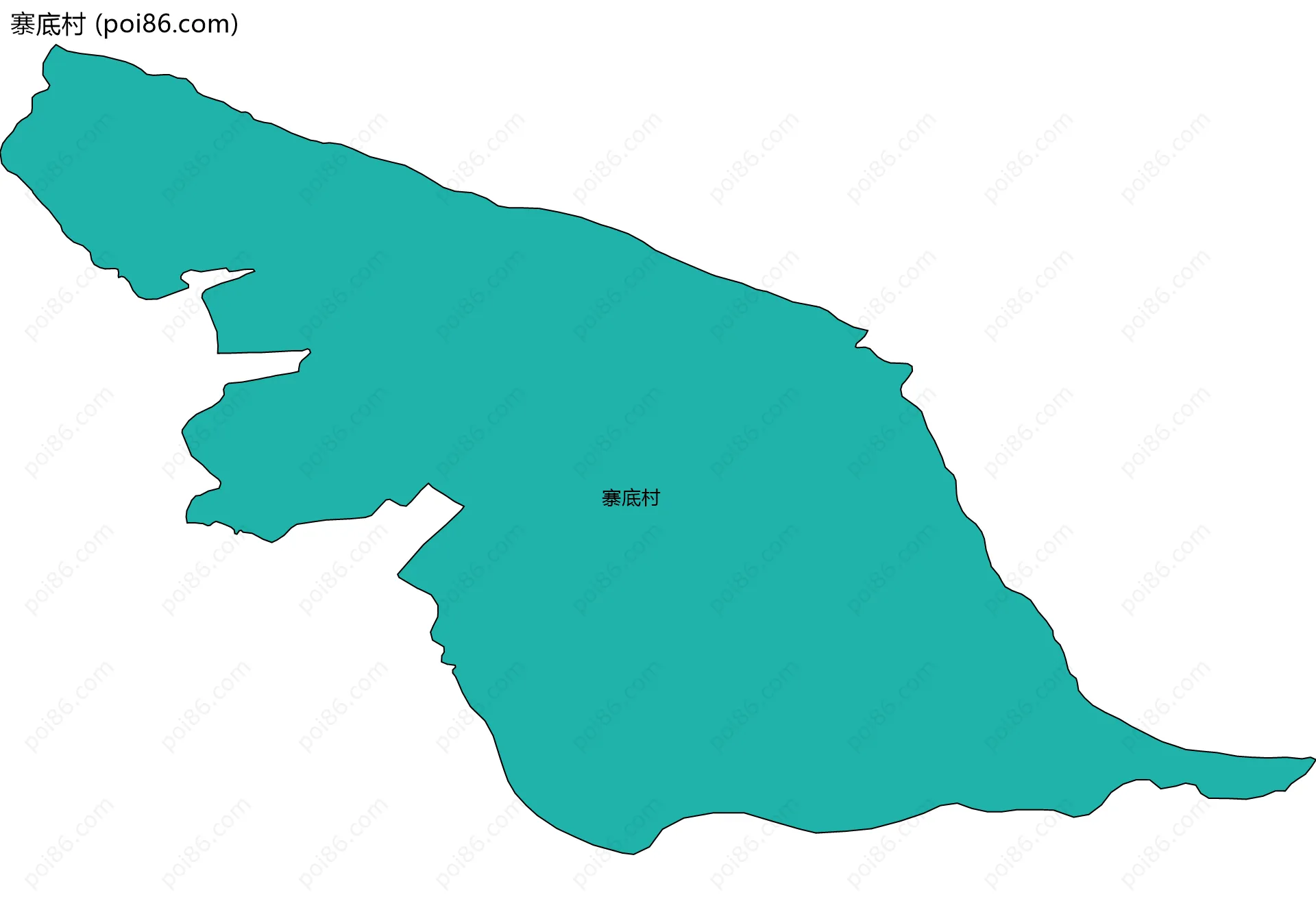 寨底村边界地图