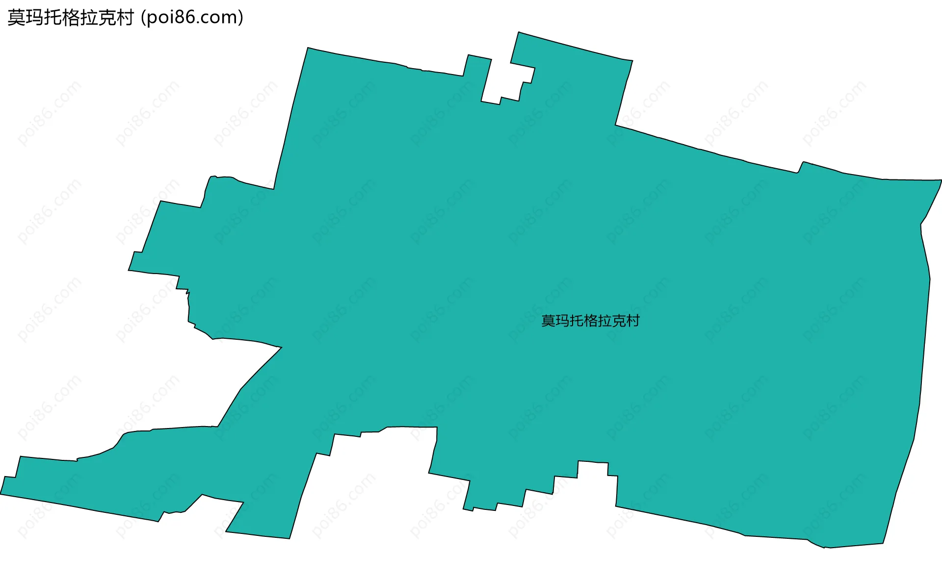 莫玛托格拉克村边界地图