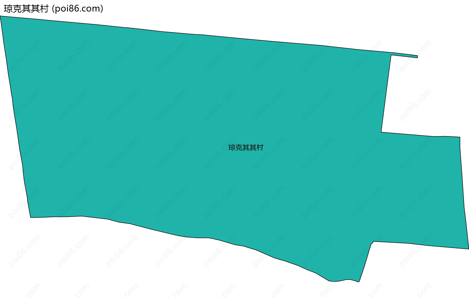 琼克其其村边界地图