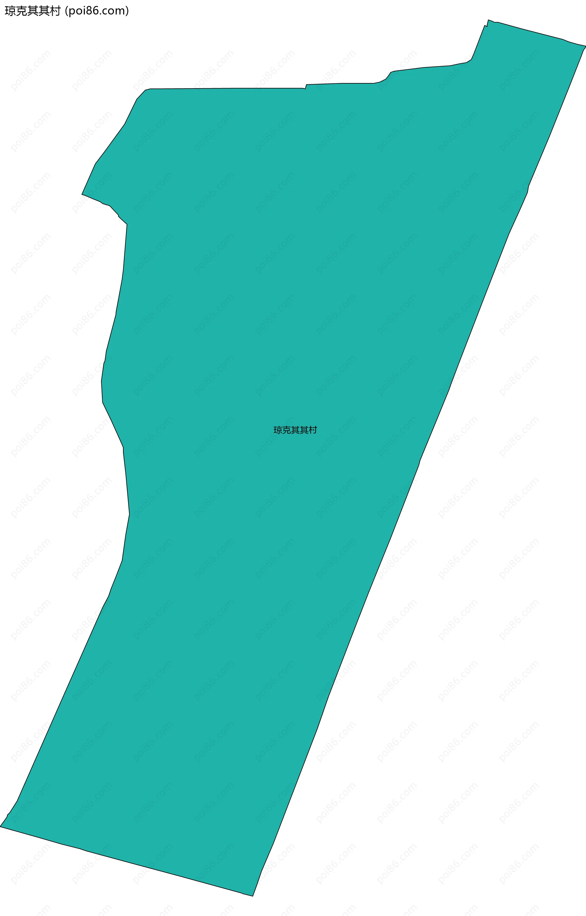 琼克其其村边界地图