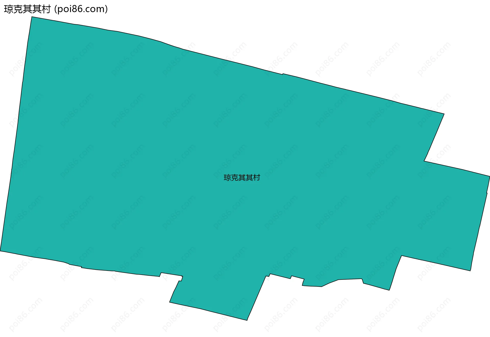 琼克其其村边界地图