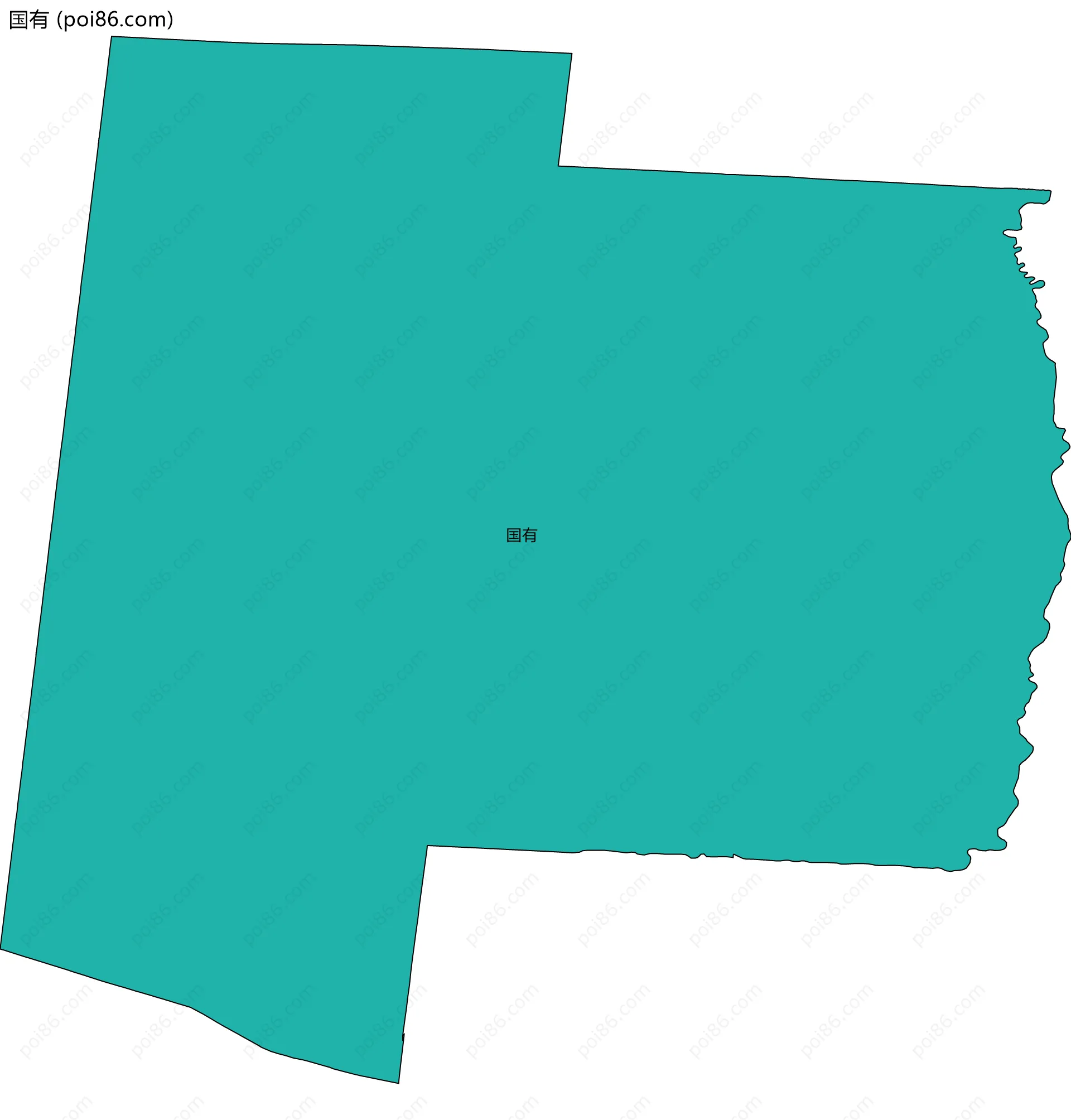 国有边界地图