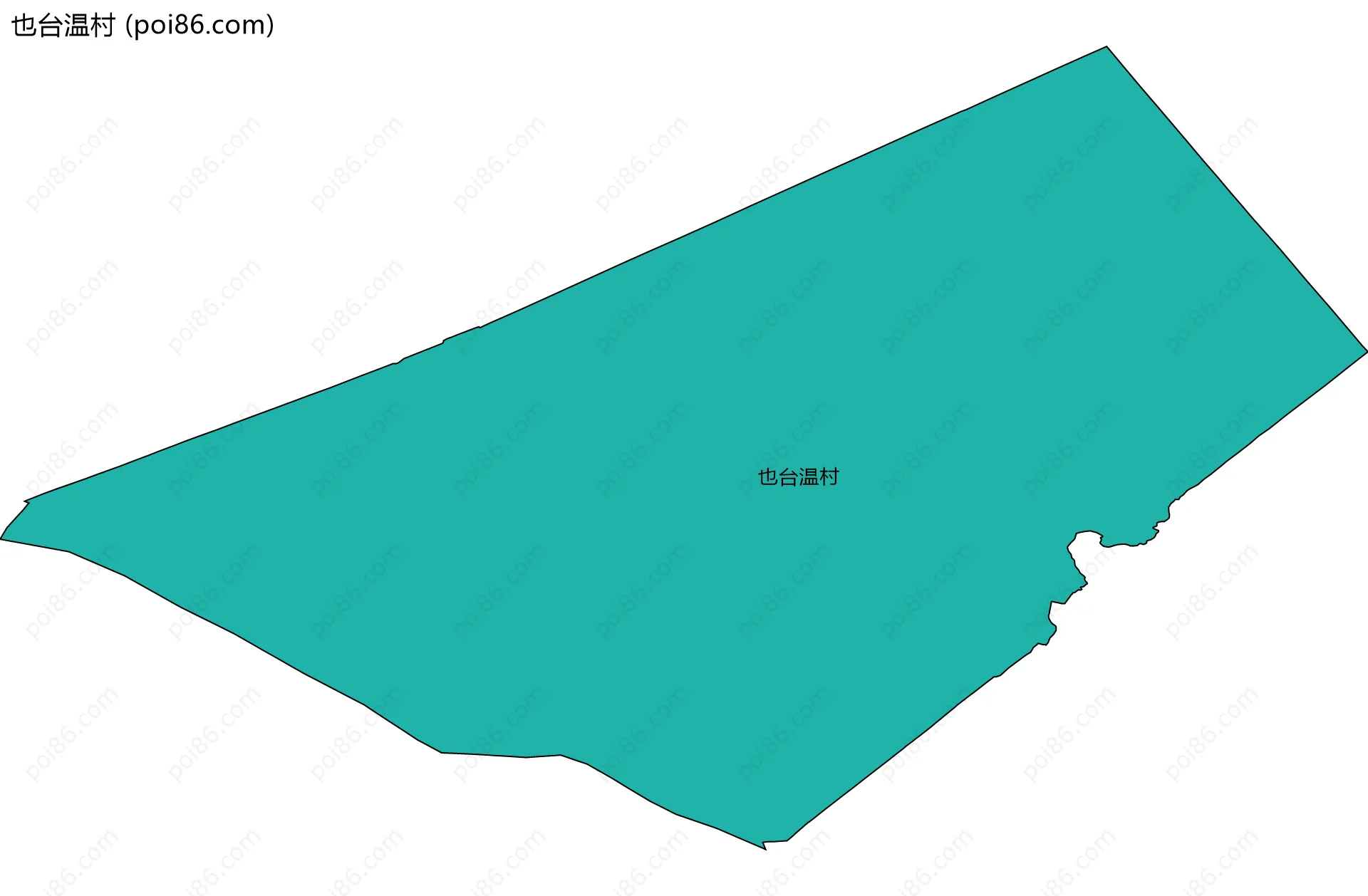 也台温村边界地图