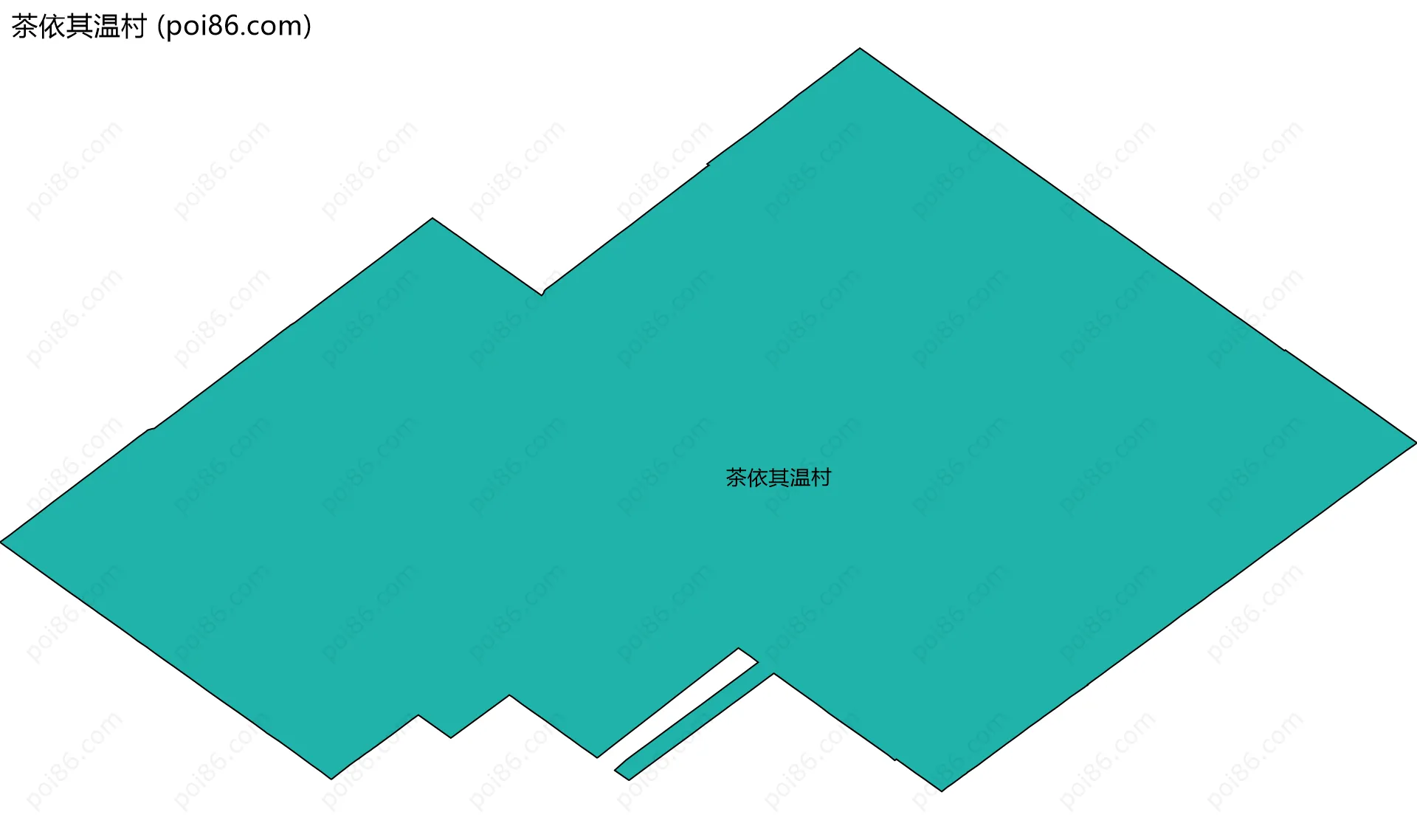 茶依其温村边界地图