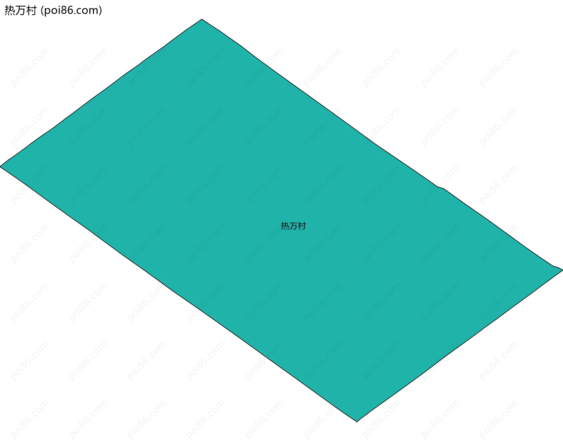 热万村边界地图