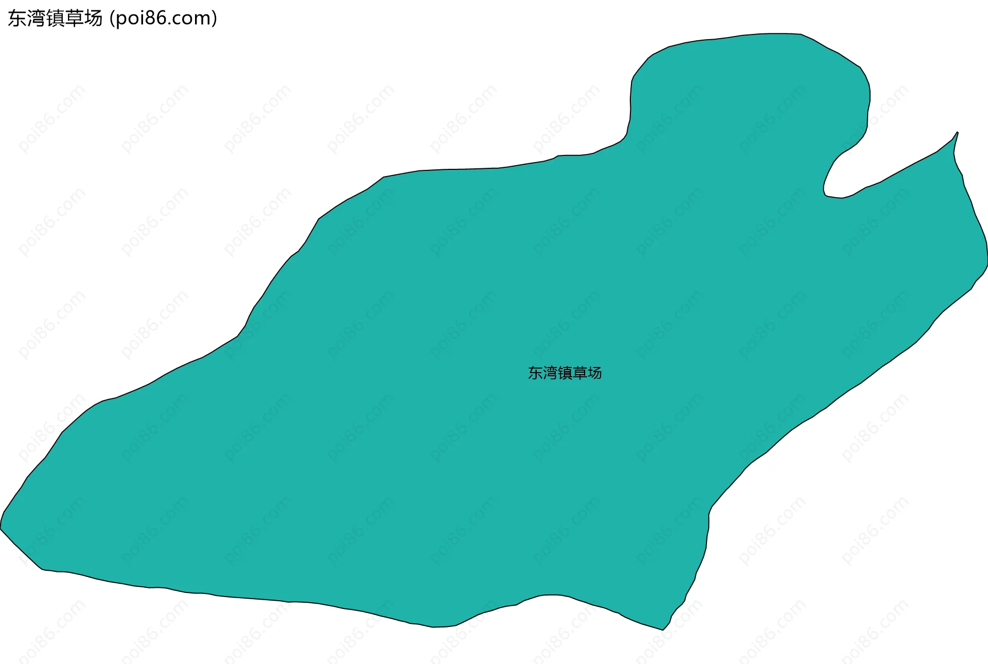 东湾镇草场边界地图