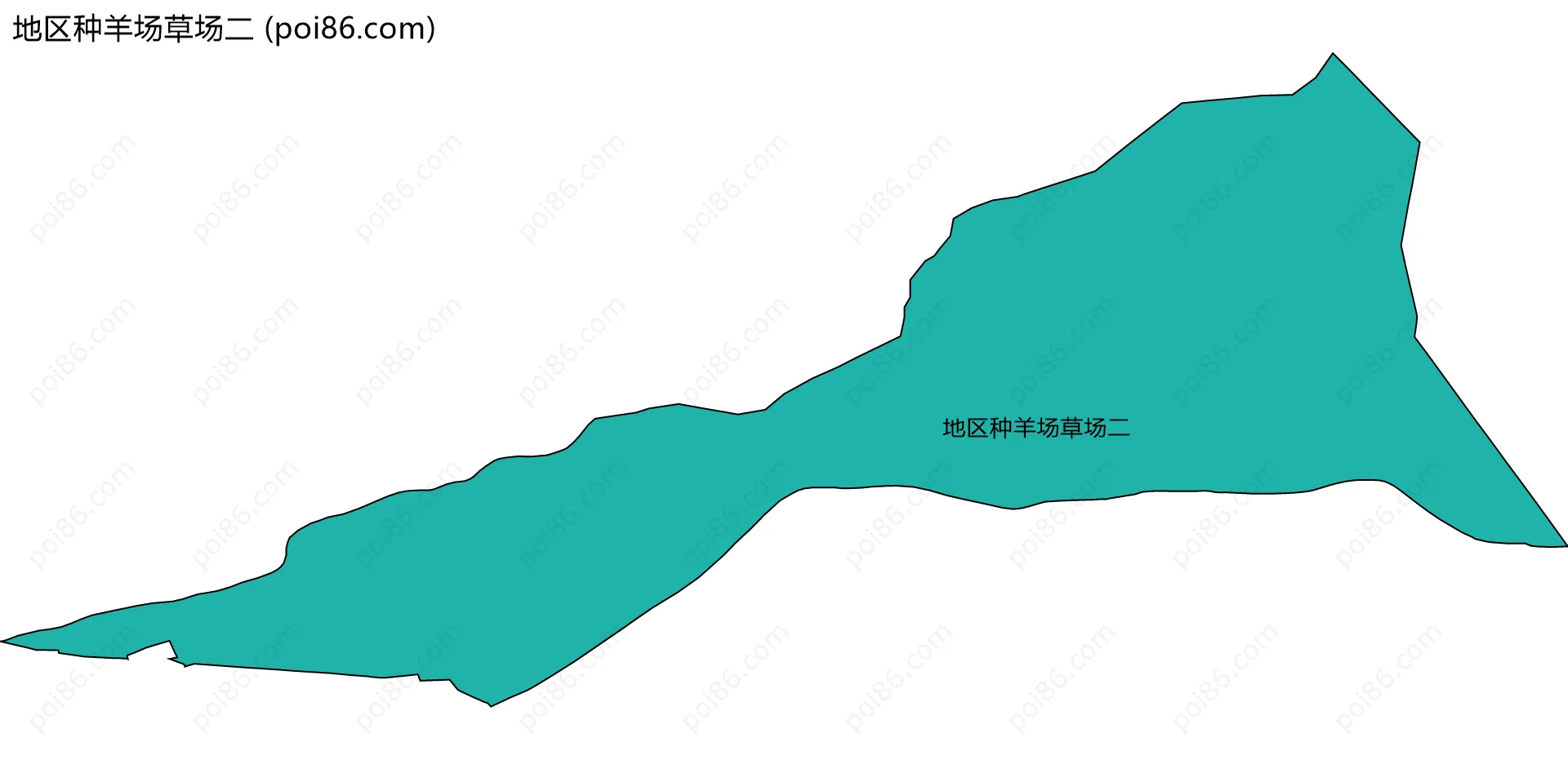 地区种羊场草场二边界地图
