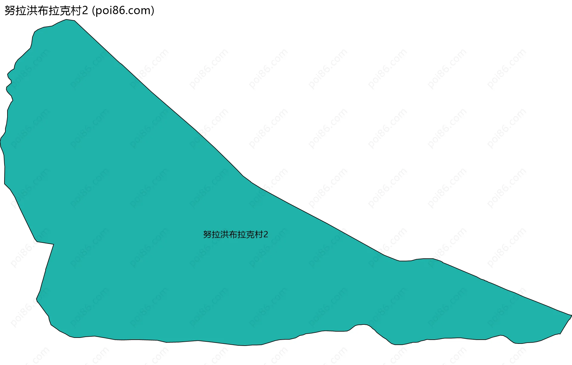 努拉洪布拉克村2边界地图