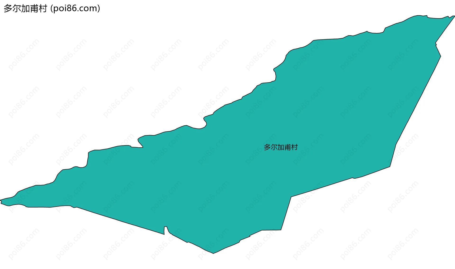 多尔加甫村边界地图