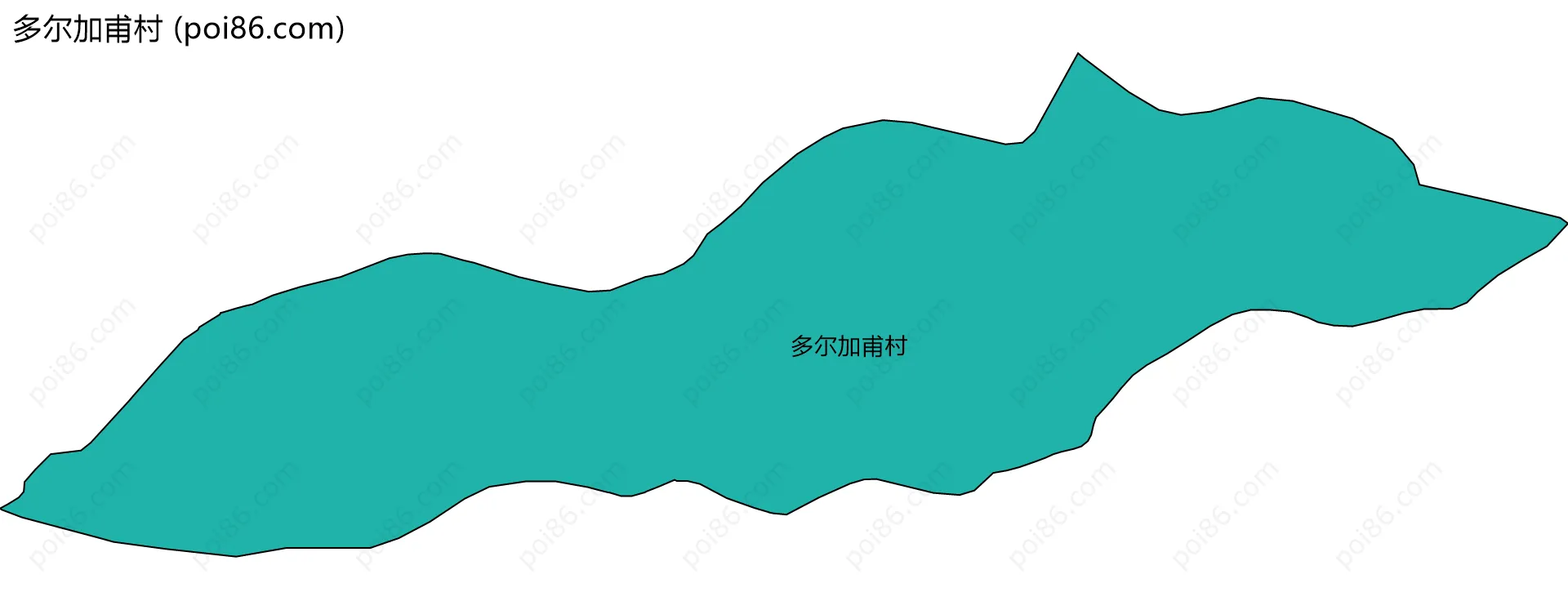 多尔加甫村边界地图