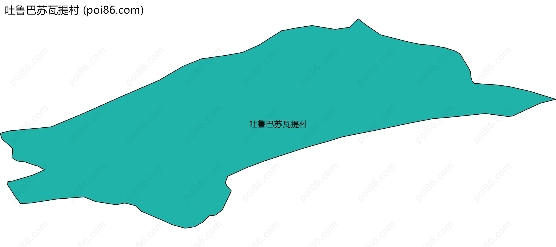 吐鲁巴苏瓦提村边界地图