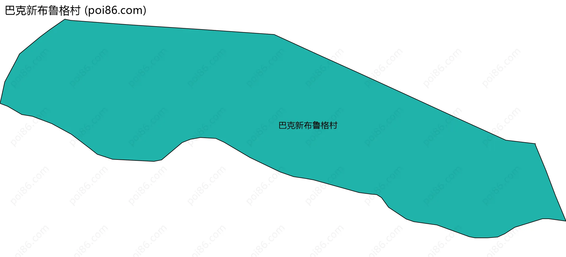 巴克新布鲁格村边界地图